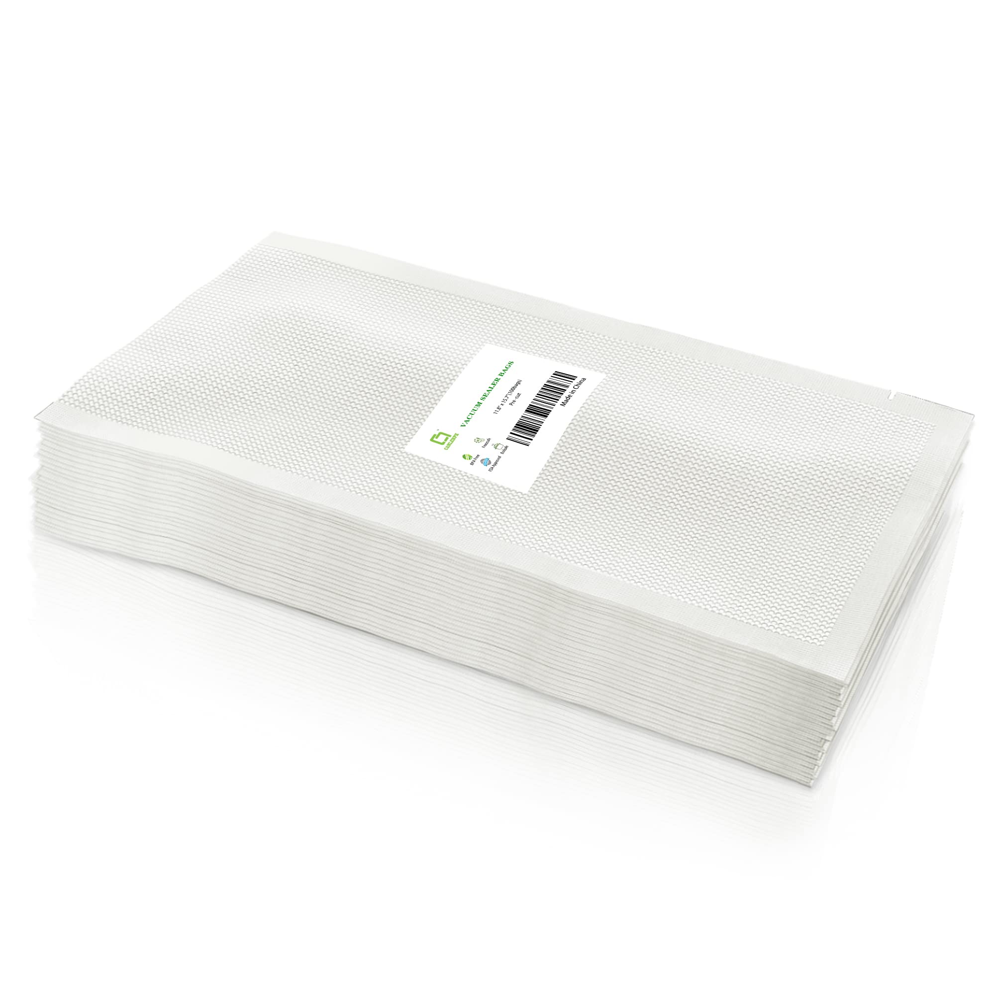 CANLENPK 30x40cm (11.8x15.7 Inch) Large Vacuum Sealer Bags for Food Storage - Airtight Freezer Bags for Meat, Vegetables & Meal Prep | Heavy Duty Vacuum Seal Bags for Sous Vide, Marinating & Long-Term Food Preservation