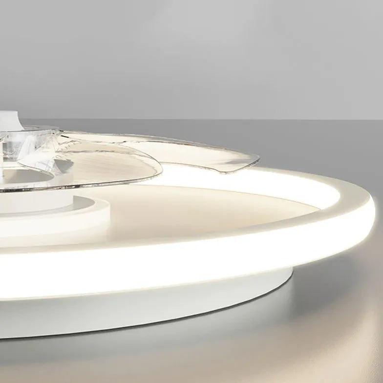 Modern Ring Shaped LED Pendant Light - Dimmable Hanging Ceiling Lamp for Bedroom, Living Room & Dining Room | Energy Efficient Home Decor Lighting for Cozy Ambiance