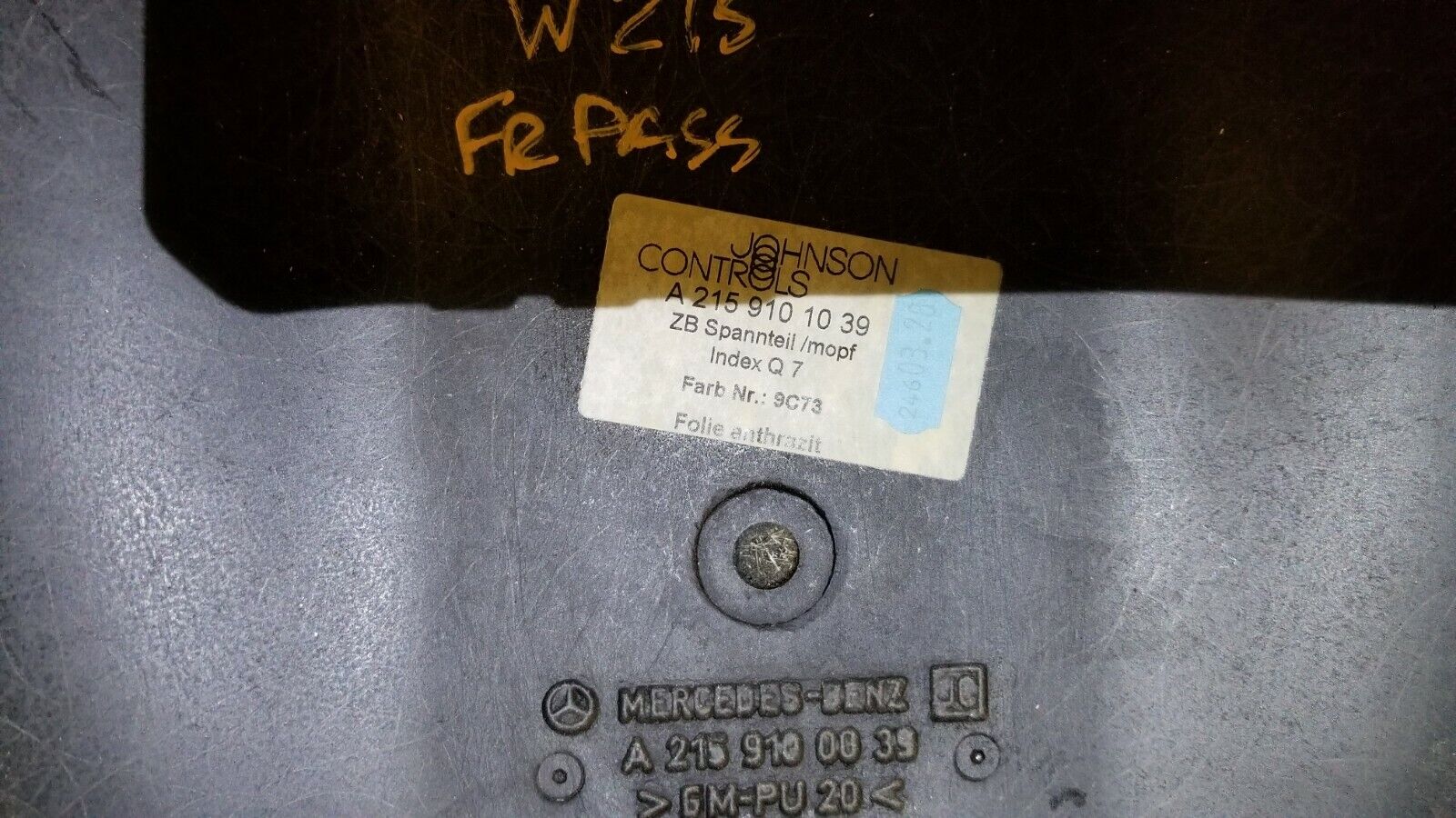 2003-2006 Mercedes CL500 CL55 CL600 Genuine OEM Right Front Passenger Seat Cover - Perfect Replacement for Worn or Damaged Car Interiors