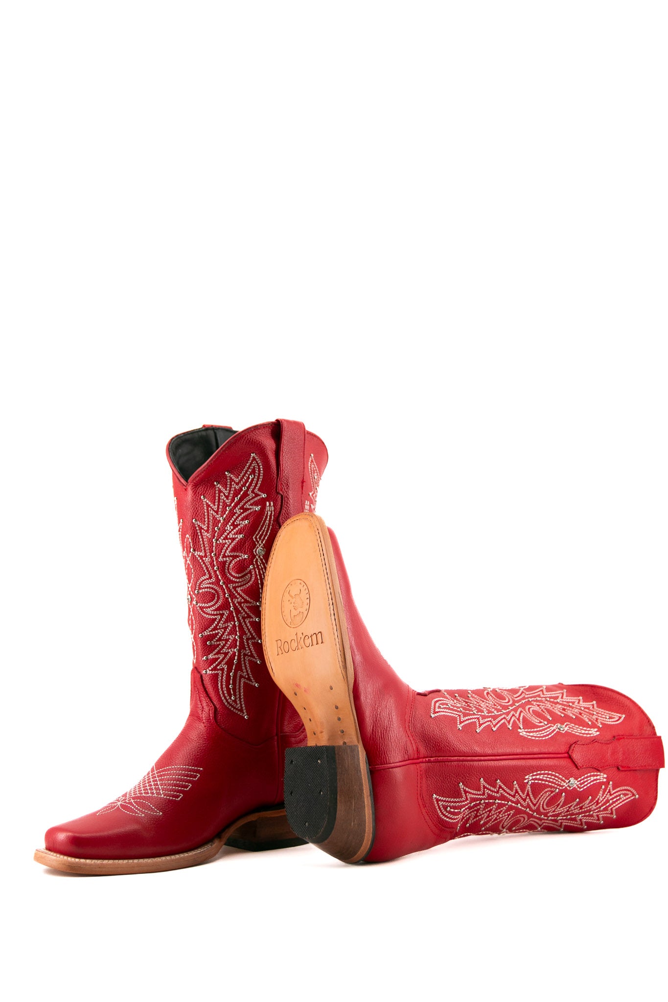 Paulina Frontier Cowgirl Boots for Women - Western Ankle Boots with Leather & Stitching Details - Perfect for Rodeo, Country Dancing & Outdoor Adventures