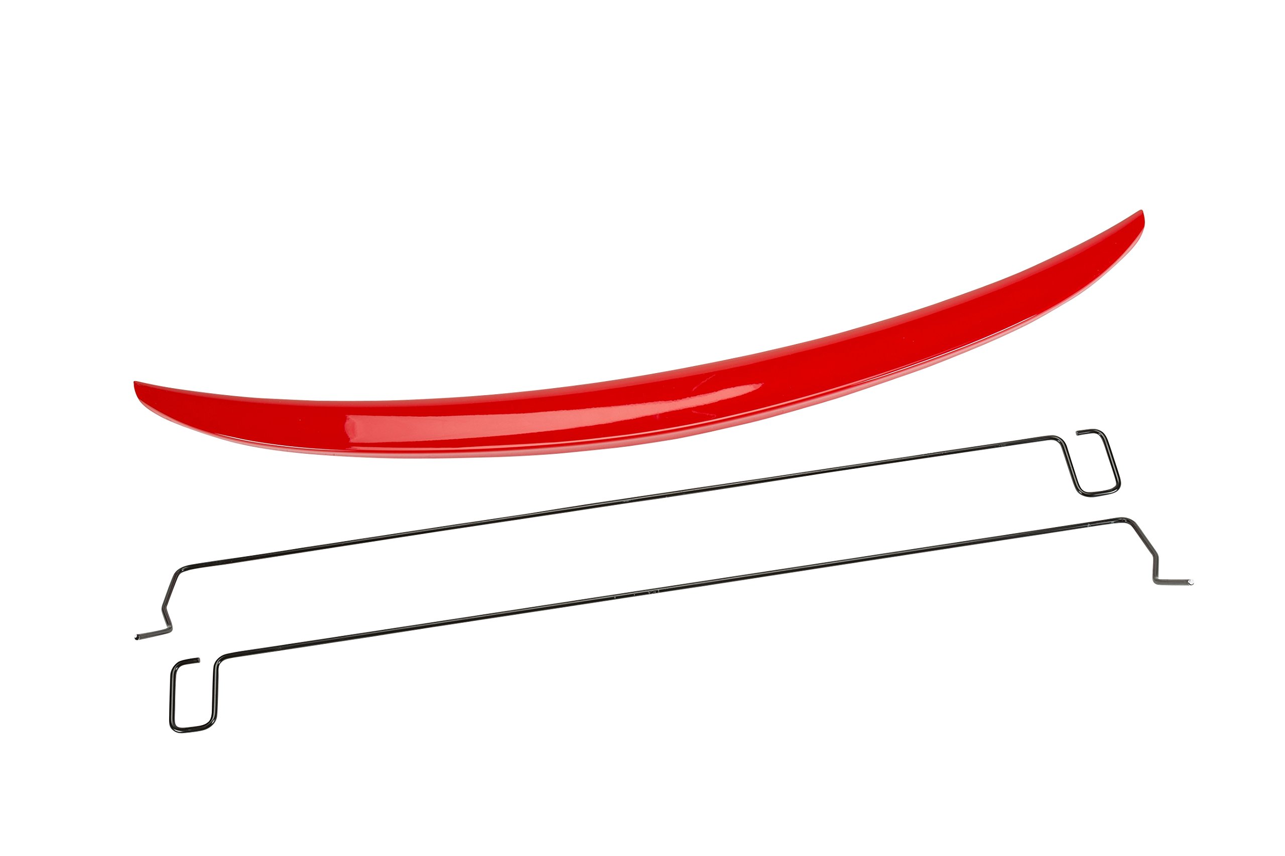 GM Accessories 95404371 Red Hot Flush Mount Spoiler Kit - Universal Fit for Cars & Trucks - Enhances Aerodynamics & Style