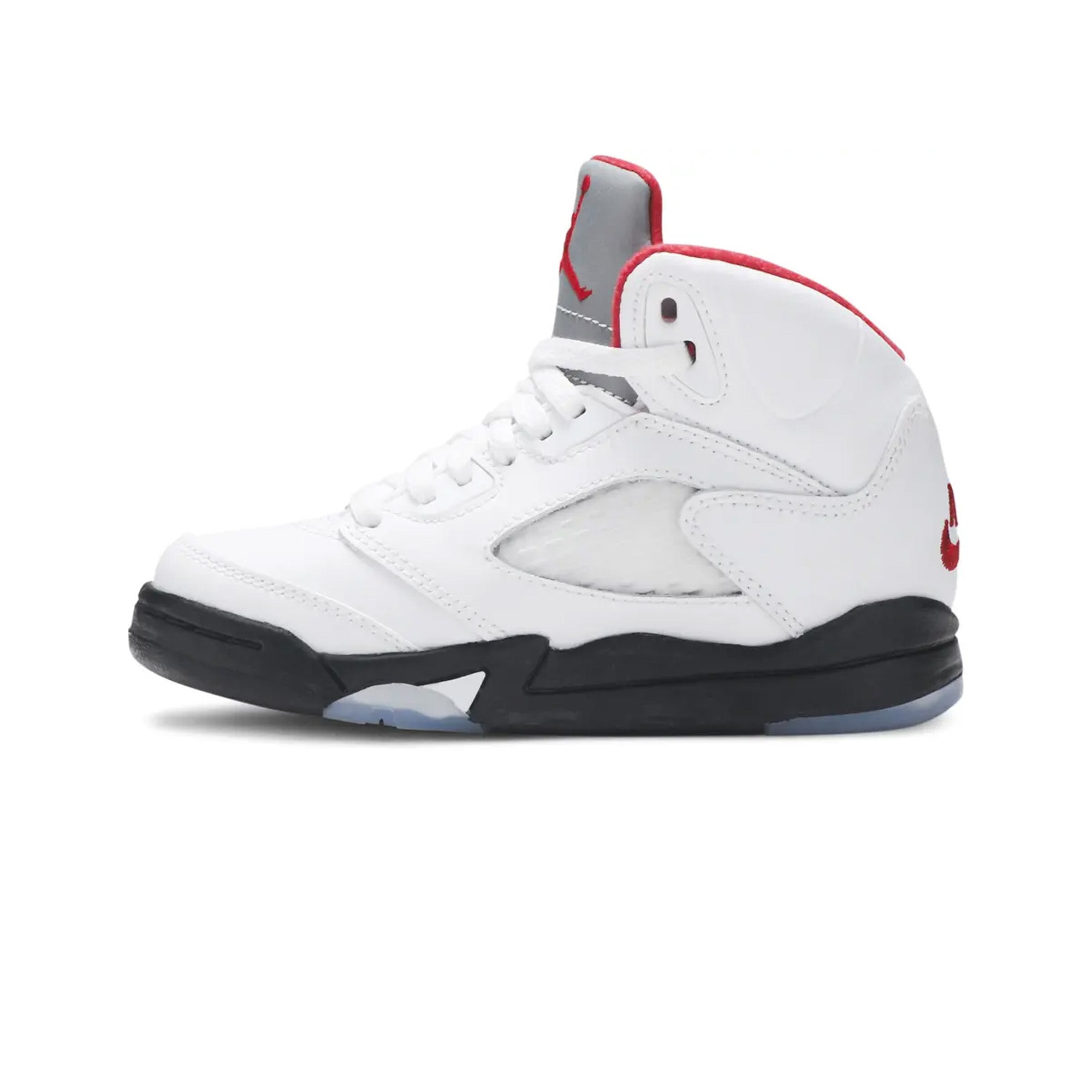 Air Jordan 5 Retro 'Fire Red' PS Boys' Basketball Shoes - Perfect for Court Play & Street Style Fashion