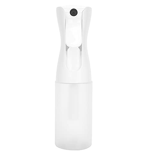 200ml Clear Empty Spray Bottles for Hair Styling, Plant Misting & Skin Care | Portable Hair Spray Bottle with Fine Mist (White) | Perfect for Travel, Salon Use & Home Gardening