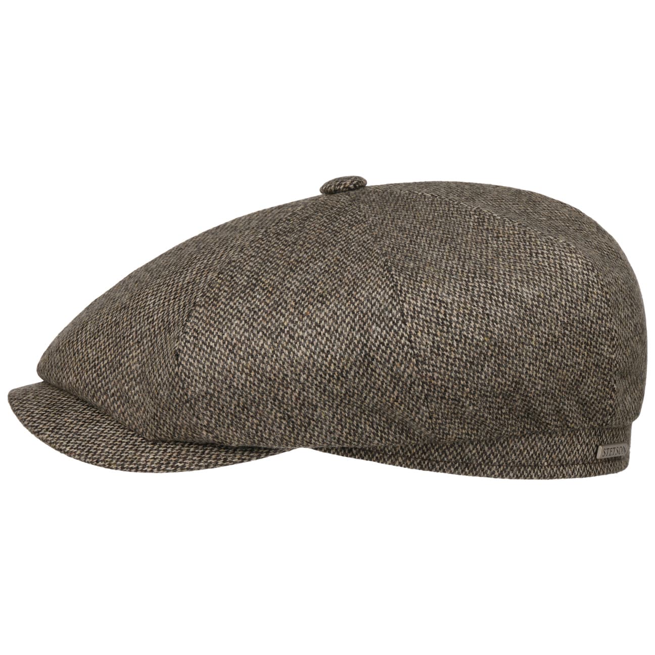 Stetson Hatteras Harridge Wool Flat Cap for Men - Classic Winter Hat for Outdoor Activities, Travel & Casual Wear