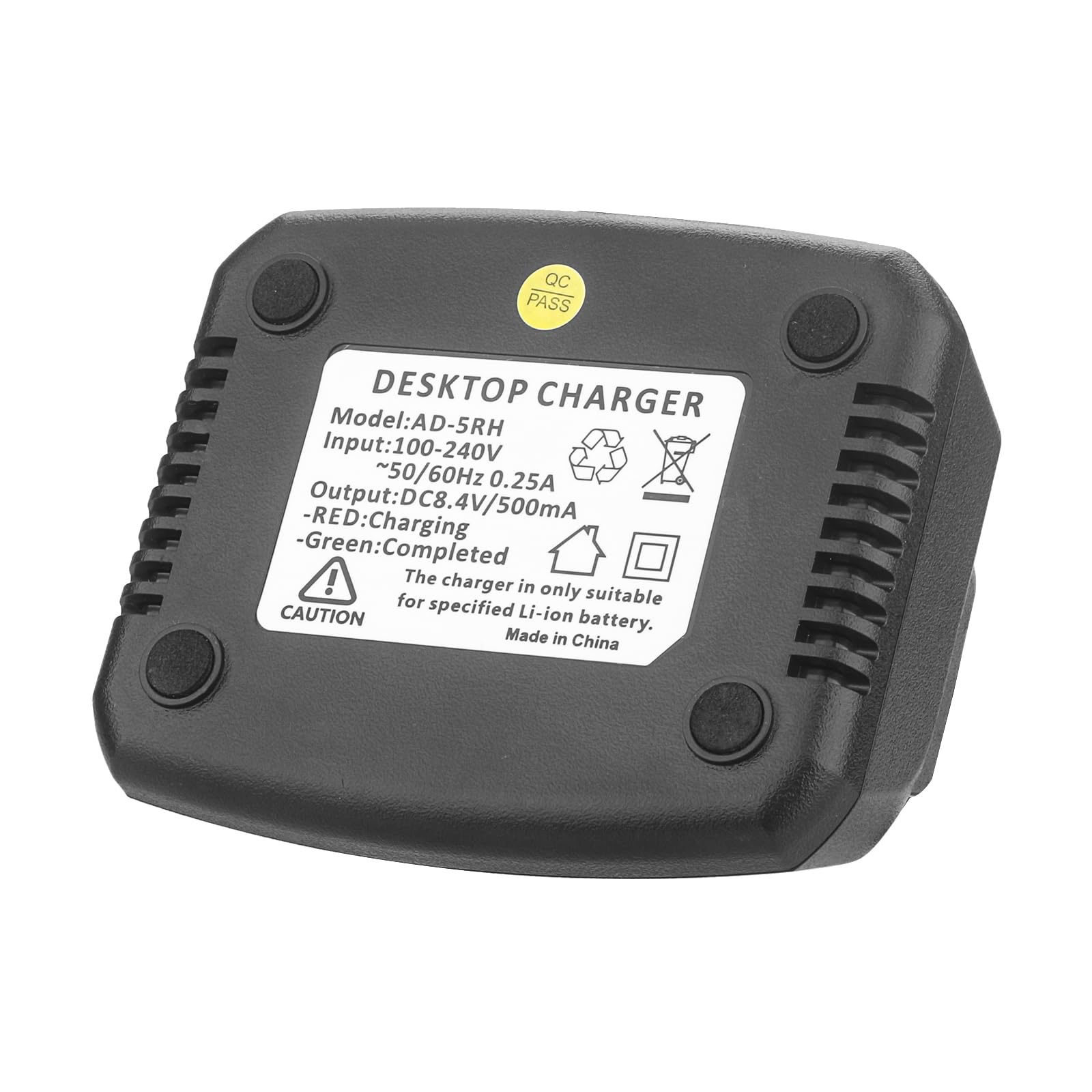 Original Baofeng UV-5RM Walkie Talkie Battery Charger Base - 100V-240V Universal Desktop Charger (1 Pack) - Perfect for Outdoor Adventures, Emergency Communication & Security Teams
