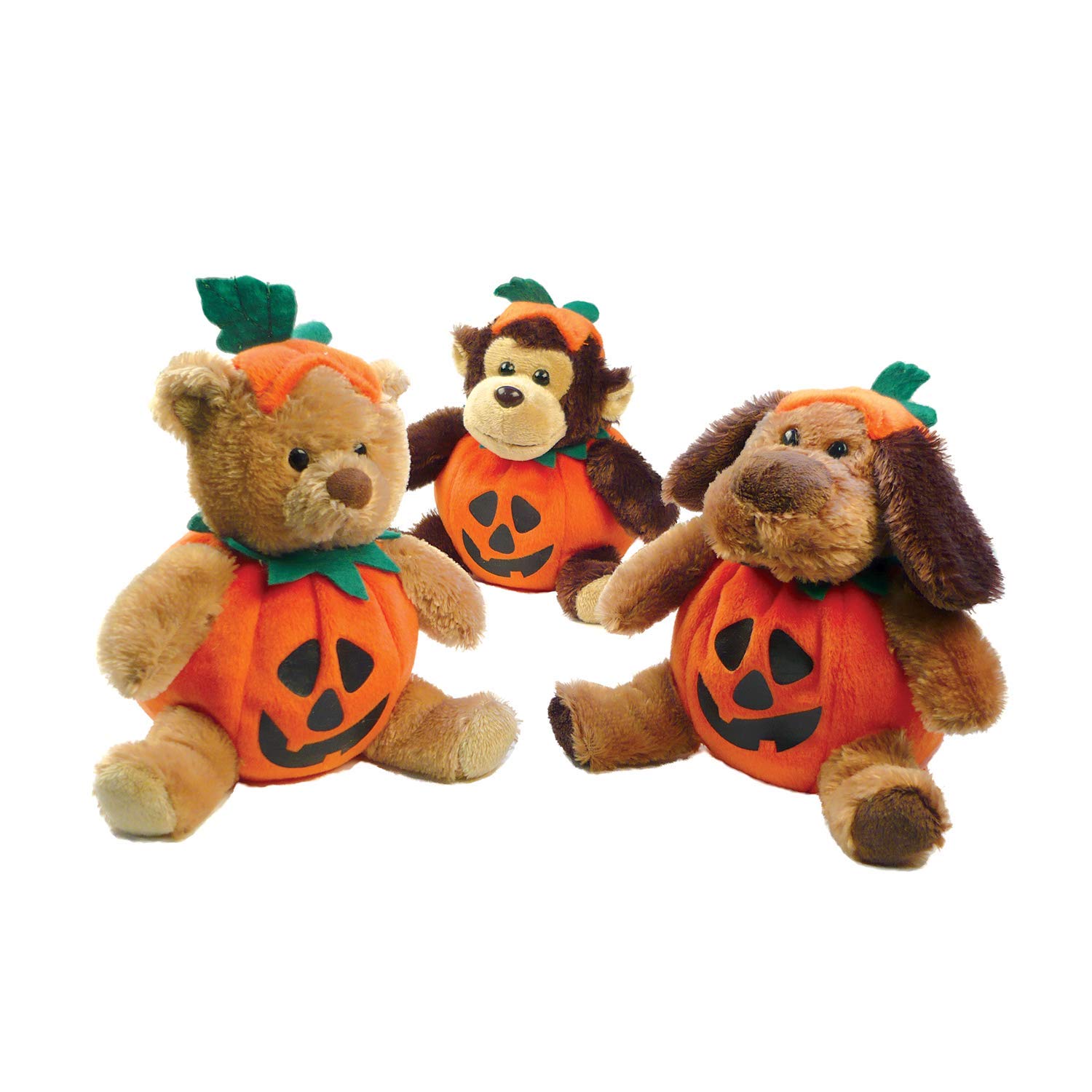 Plushland Halloween Stuffed Animal Teddy Bear in Pumpkin Costume - Soft & Cuddly 9
