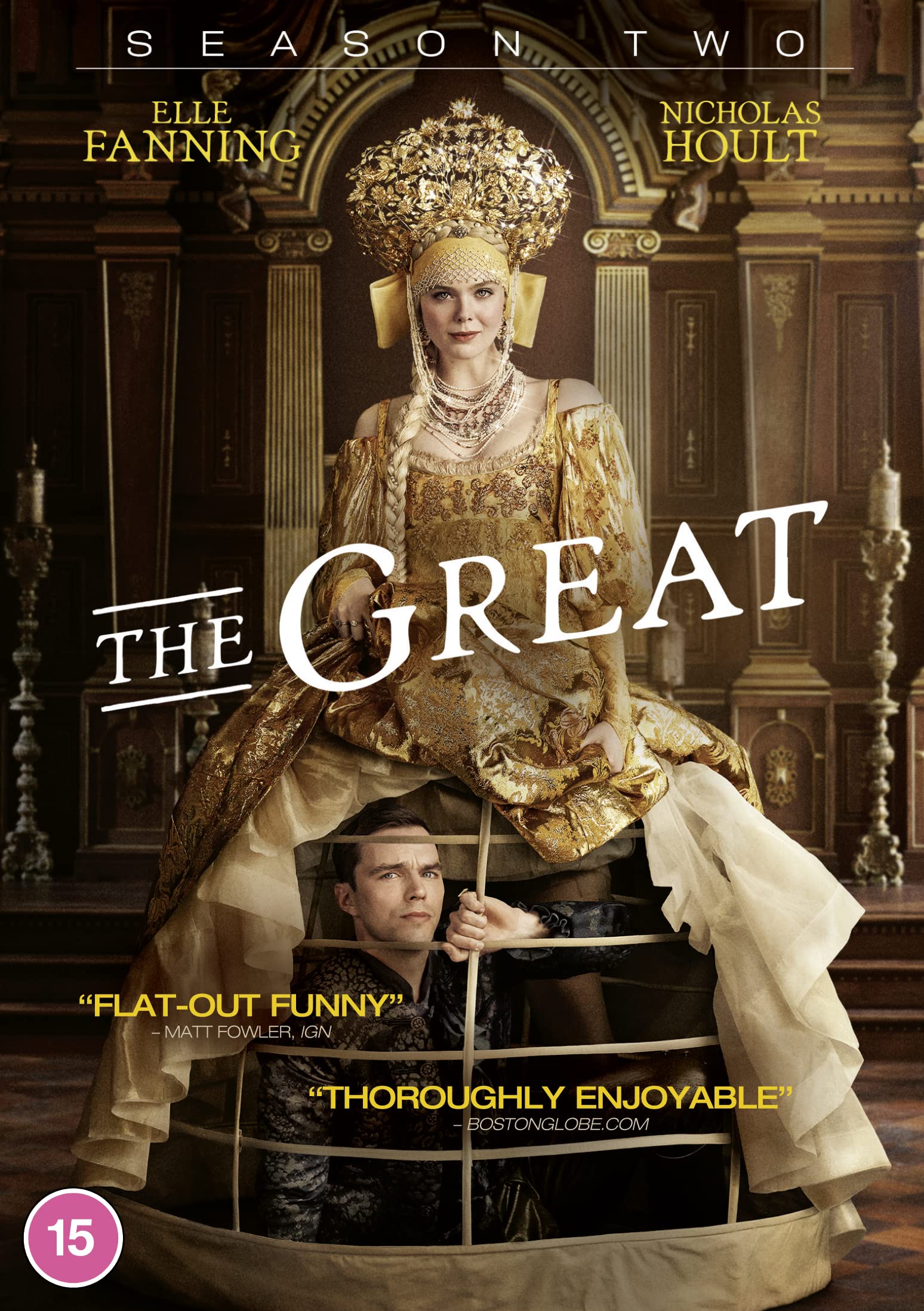 The Great: Season 2 DVD - Paramount Home Entertainment | Historical Comedy Series, Catherine the Great Story, Perfect for TV Show Collectors & History Fans