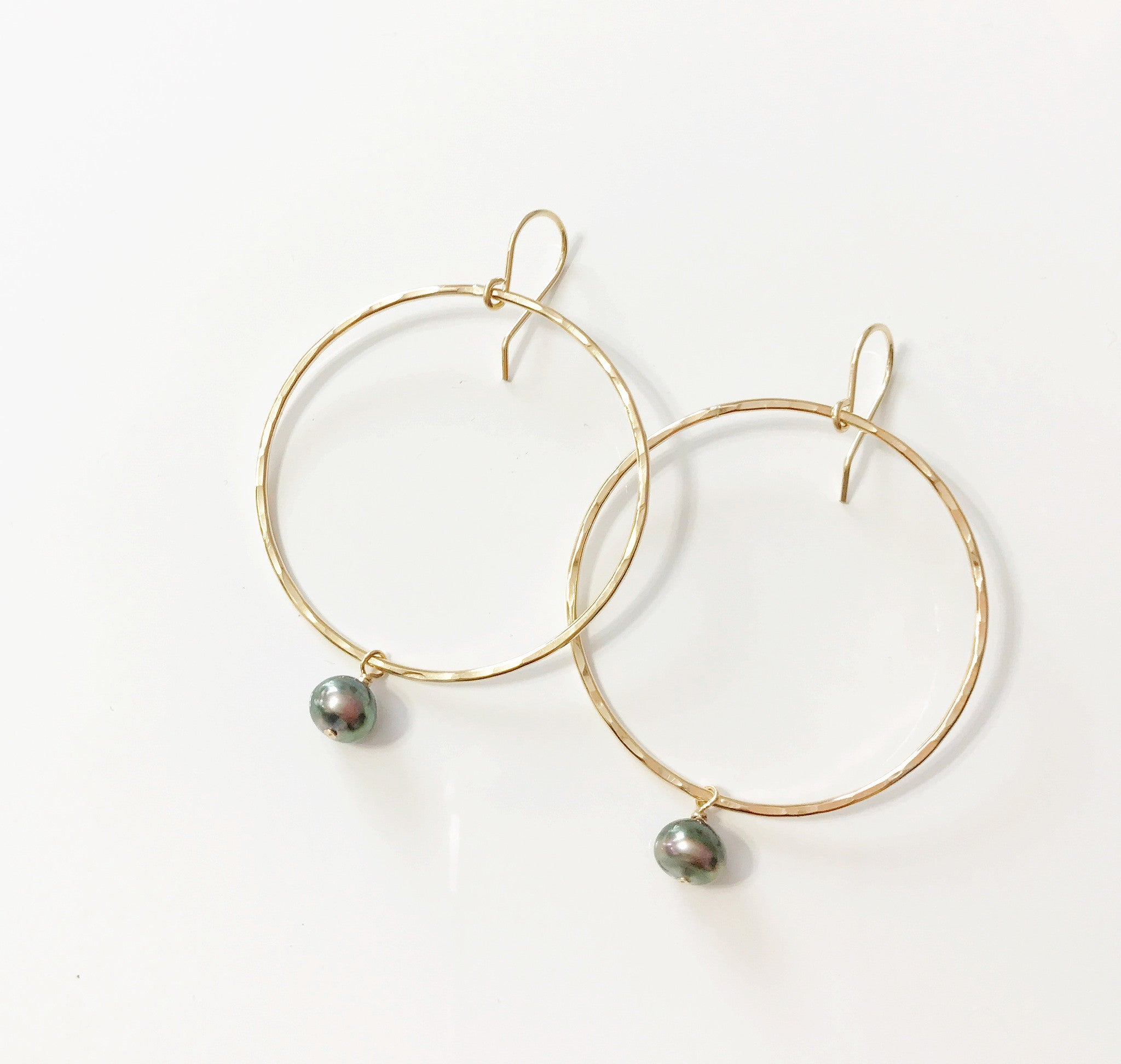 Exquisite Keshi Tahitian Pearl Earrings (E350) - Handmade Jewelry for Women, Perfect for Weddings, Parties & Special Occasions