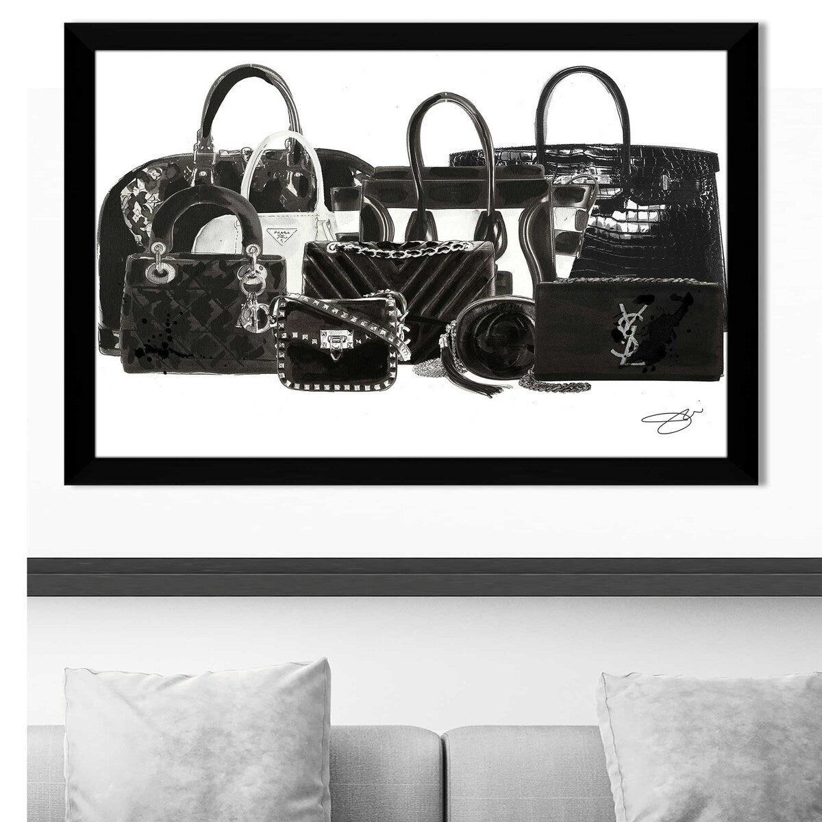 Jodi Print Acrylic Tote Bag - Stylish & Durable for Shopping, Work & Travel | Bag Goals Collection