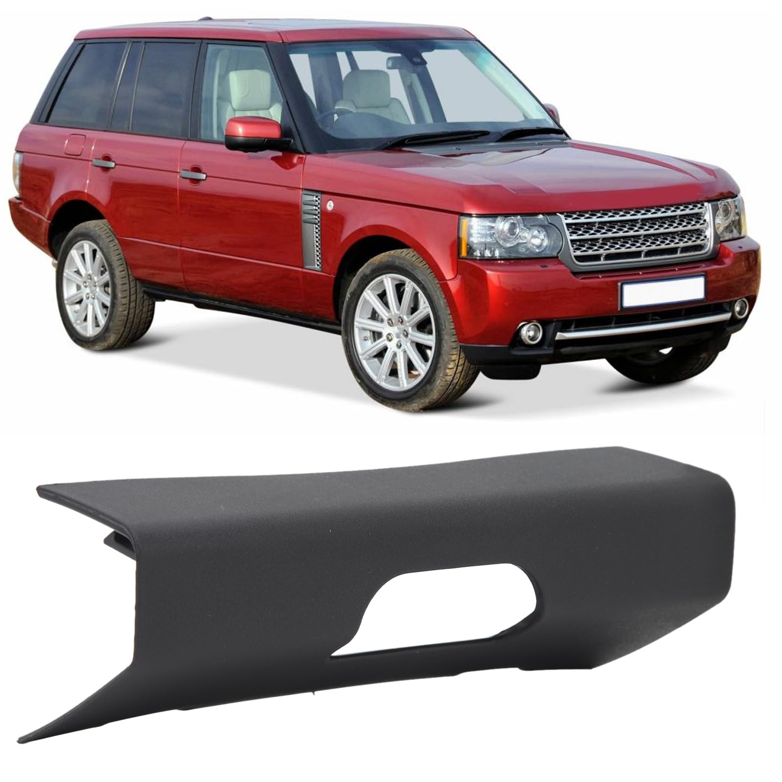 Range Rover L322 2006-2009 Front Bumper Tow Hook Cover - DPC500280PUY Replacement Towing Hook Cap for Car Accessories | Perfect for Off-Road Protection & Custom Styling