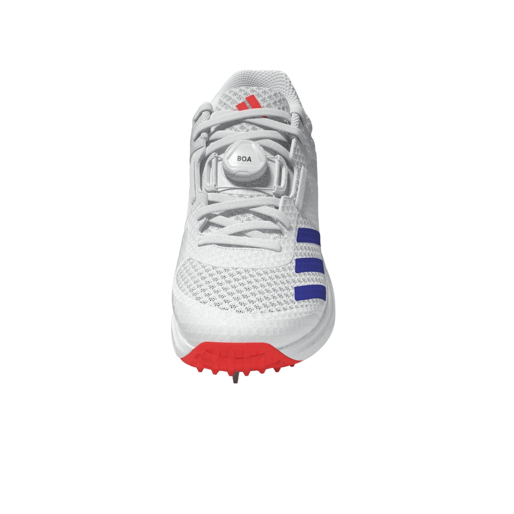 Adidas Adipower Vector MID Cricket Shoes for Men - Orange | Lightweight & Durable Cricket Footwear for Professional Matches & Training