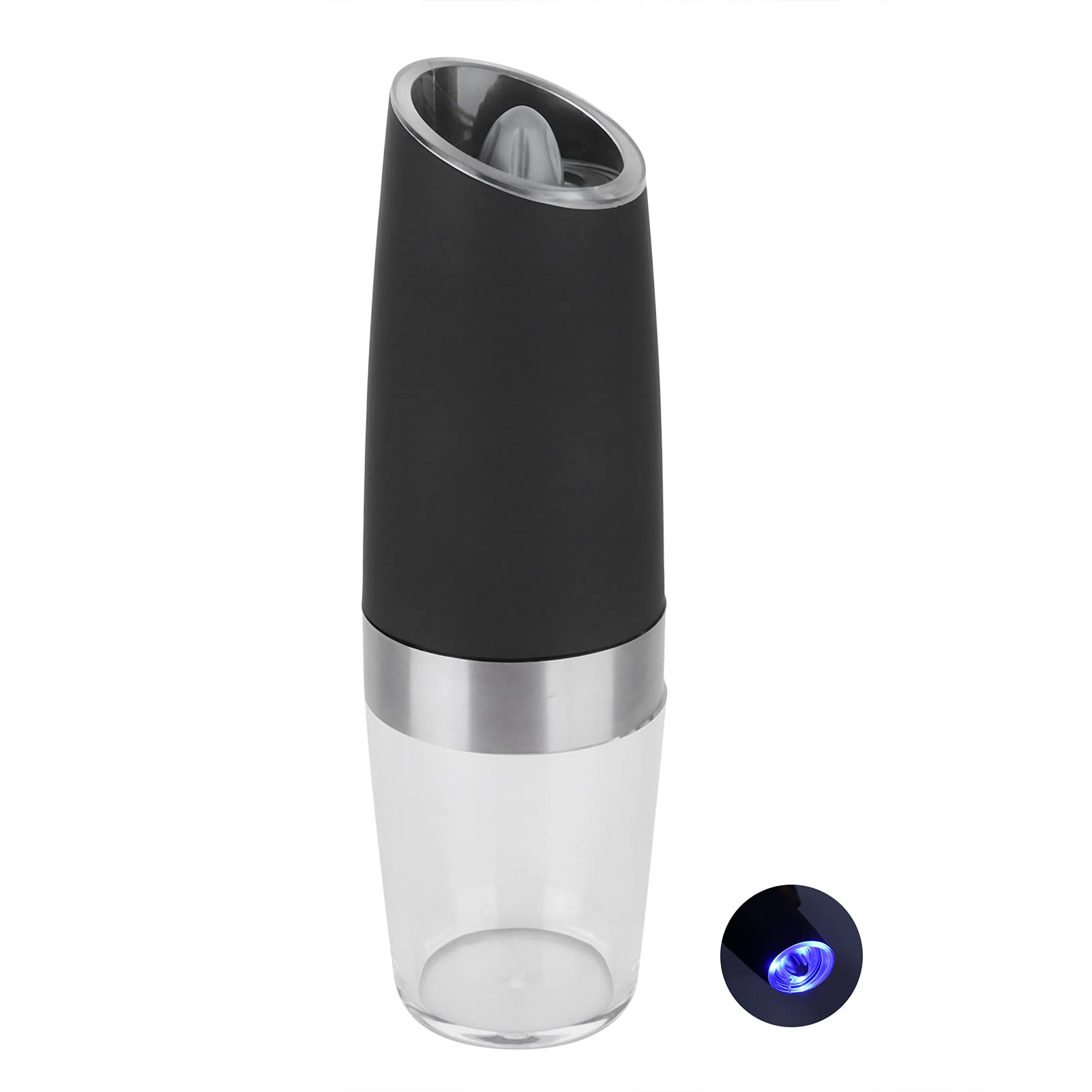Electric Salt and Pepper Grinder Set - Automatic Gravity Induction Spice Mill with ABS Body for Kitchen & Dining | Perfect for Seasoning Dishes, Cooking, and Tabletop Use