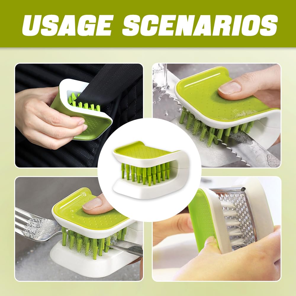 2-Pack Car Interior Dust Brush Set - Dual-Sided U-Shaped Auto Detailing Brushes for Seats, Vents & Hard-to-Reach Areas | Universal Car Cleaning Tools for Dashboard, Cup Holders & Seat Belts | Perfect for Car Wash, Detailing & Interior Maintenance