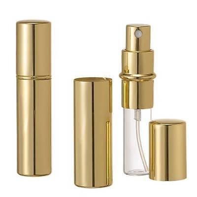Premium Gold Metallic Essential Oil Spray Bottle (12ml, Pack of 25) - Aromatherapy Diffuser, Perfume Atomizer for Home, Office & Travel - Wholesale Bulk Quantity Available
