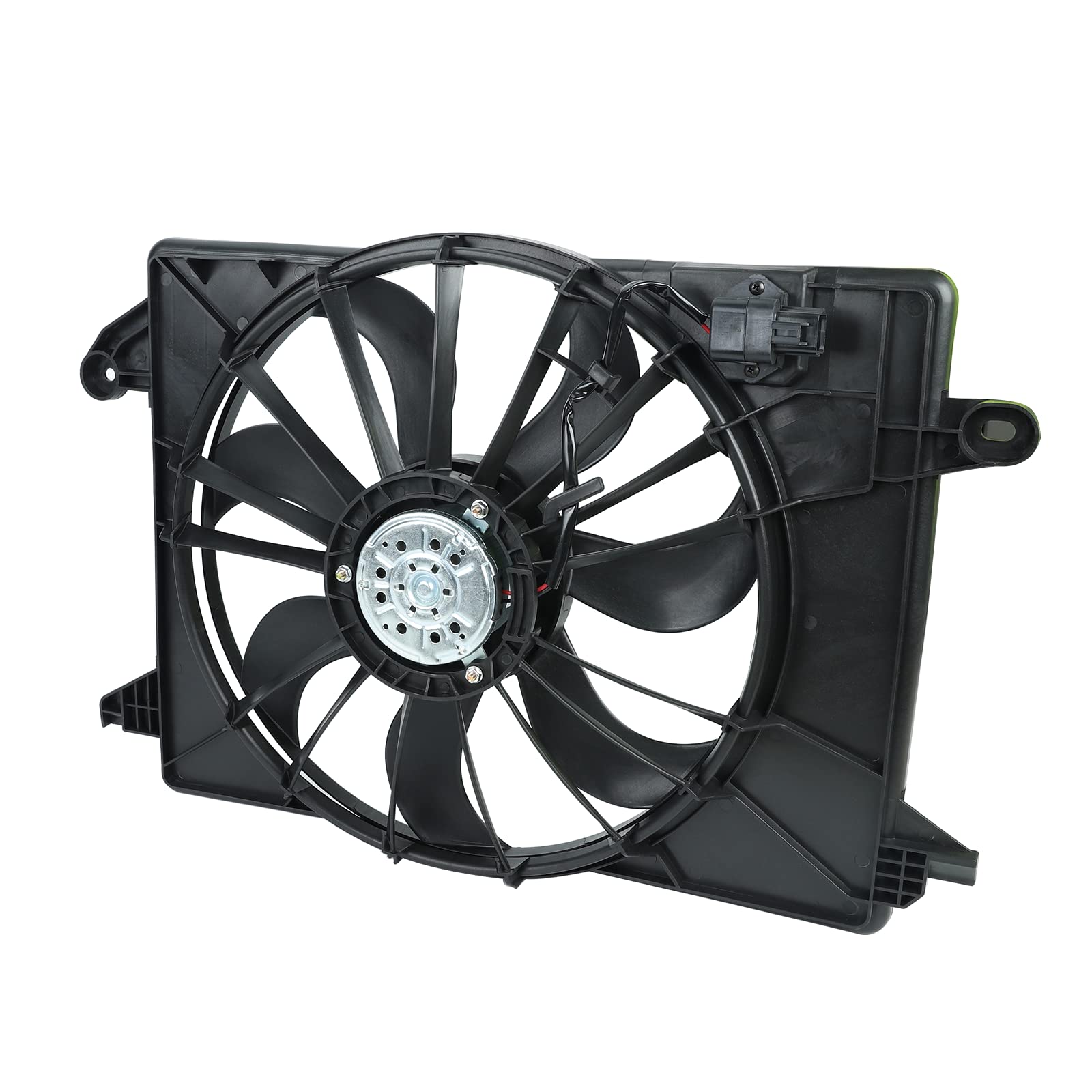 Dodge Charger Challenger 300 AC Radiator Cooling Fan 12V Push Pull Type - Replacement Part #CH3115169, 68050129AA, CH3115169Q, CR67014A - Perfect for Engine Cooling & AC System Repair