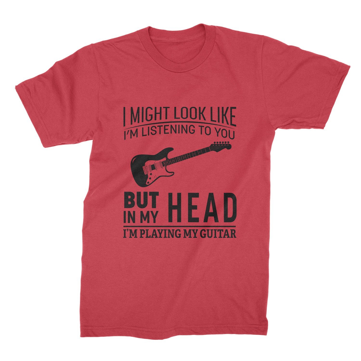 Funny Guitar T-Shirt for Men - 'I'm Playing My Guitar' Music Lover Tee for Guitarists, Dad & Boyfriend | Perfect Gift for Musicians & Band Members