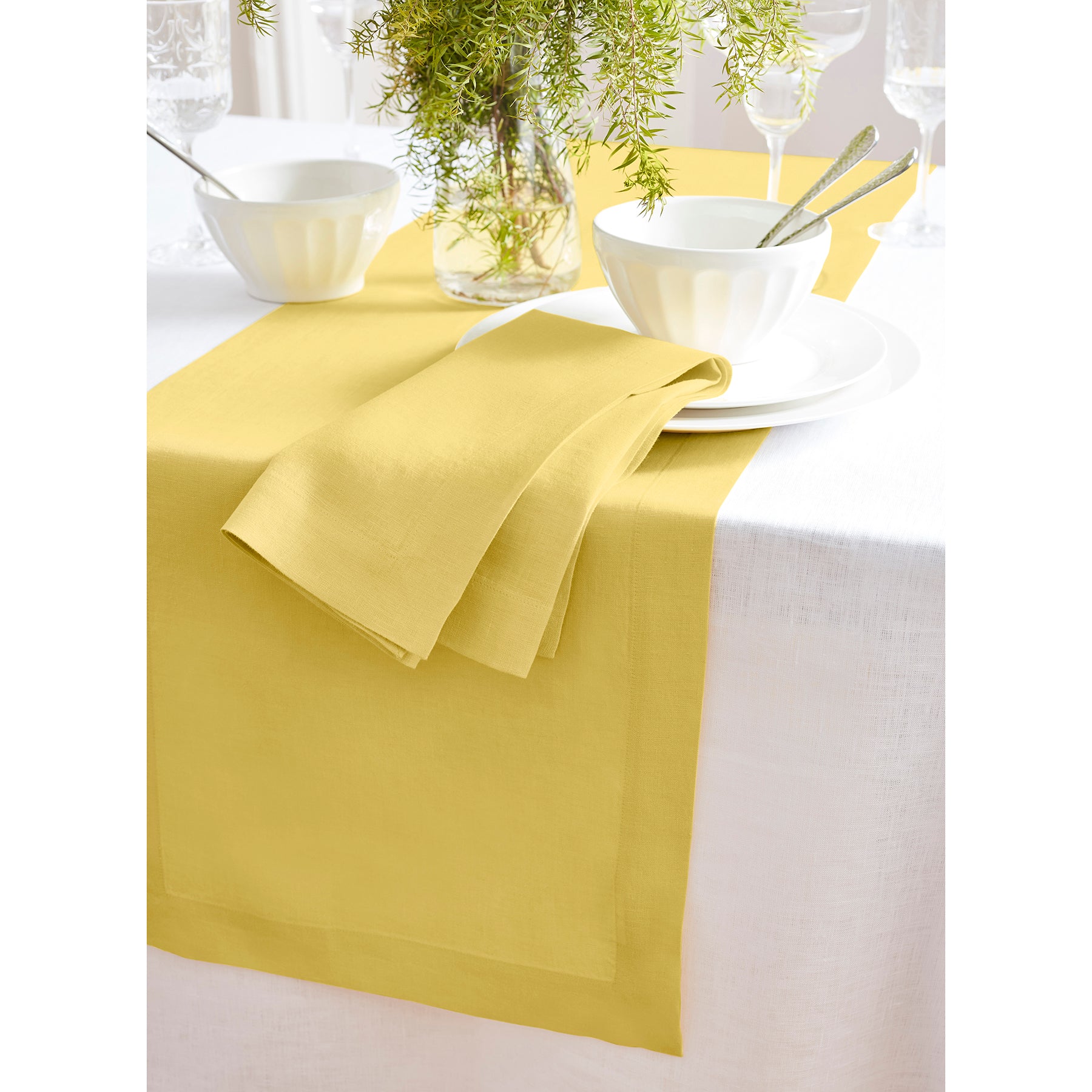 Premium Sonoma Linen Napkins Set of 4 - 100% Natural Cotton Dinner Napkins for Formal Dining, Wedding, and Holiday Table Settings