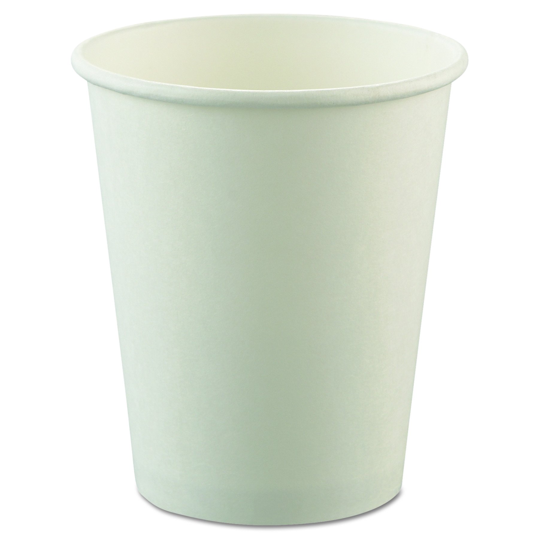 SOLO Uncoated 8 Oz White Paper Cups for Hot Drinks - Bulk Pack of 1,000 - Perfect for Coffee, Tea, and Hot Chocolate at Offices, Cafes, and Events