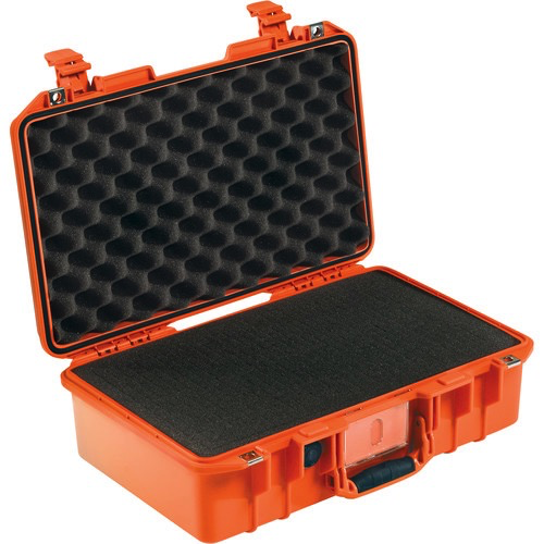 Pelican 1485Air Compact Hand Carry Case with Pick N Pluck Foam - Orange - Durable Waterproof Protection for Cameras, Electronics & Tools - Perfect for Travel, Outdoor Adventures & Professional Use