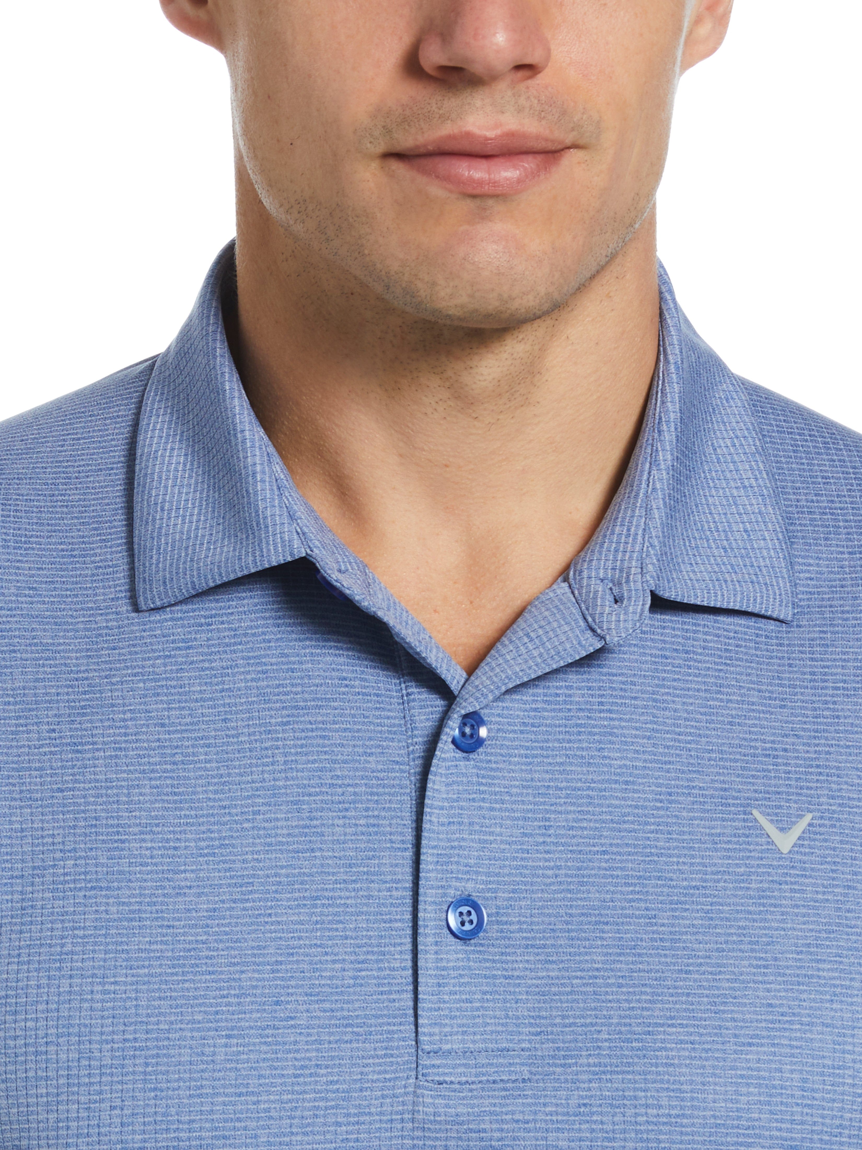 Men's Breathable Classic Jacquard Polo Shirt - Lightweight & Comfortable for Golf, Casual Wear & Outdoor Activities