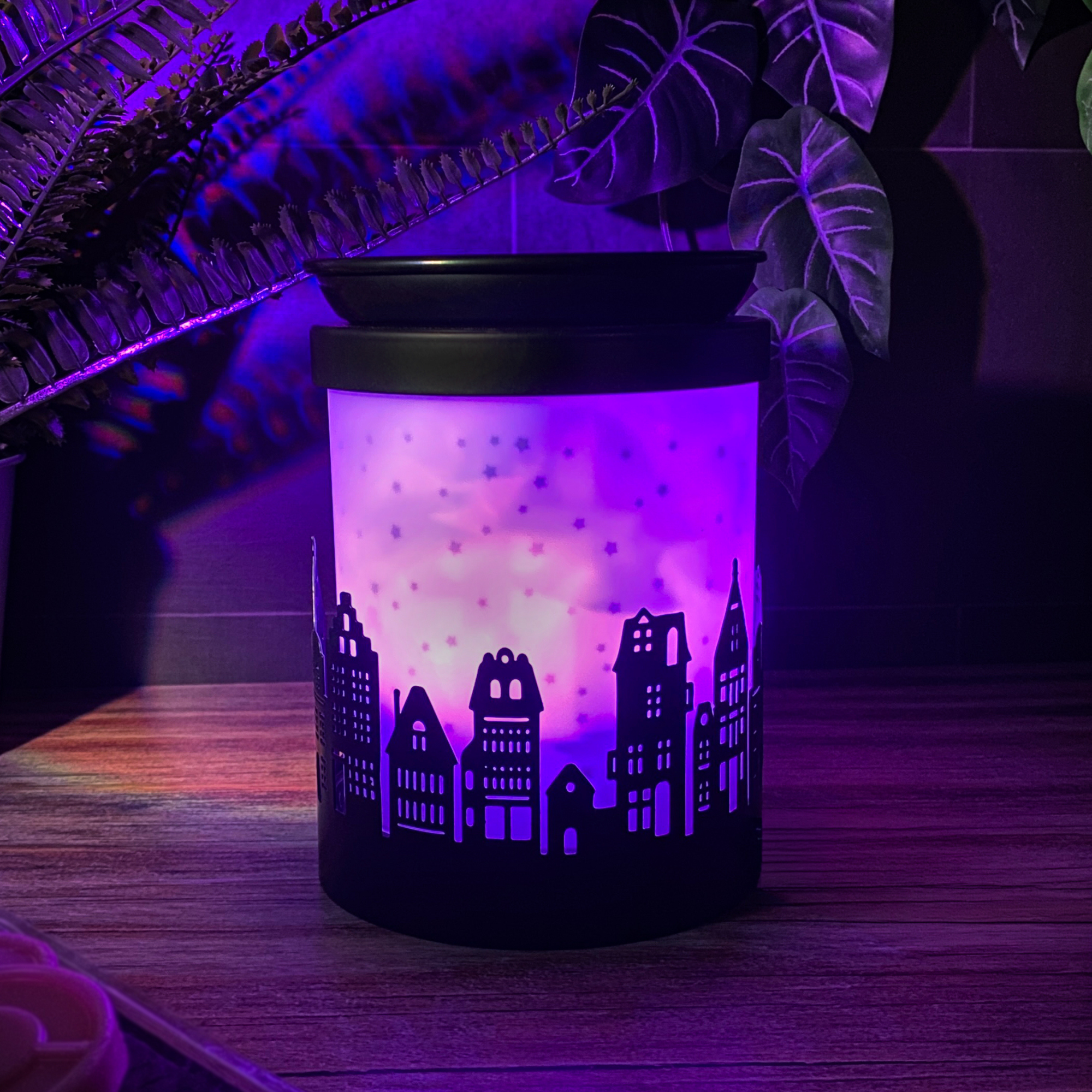 Premium Cello City Northern Lights Electric Wax Melt Burner - Aromatherapy & Home Fragrance for Relaxation, Spa, Yoga, and Meditation