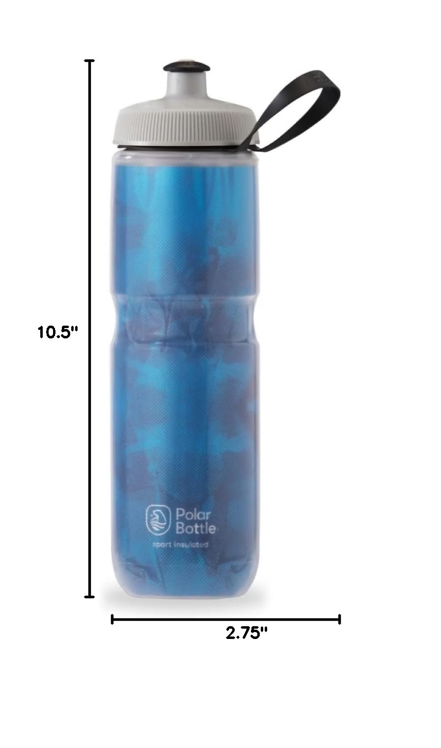 HydraPak Polar Bottle Sport Insulated Water Bottle (20oz & 24oz) – Leak Proof, Keeps Drinks Cold 2x Longer – Perfect for Hiking, Cycling & Outdoor Activities
