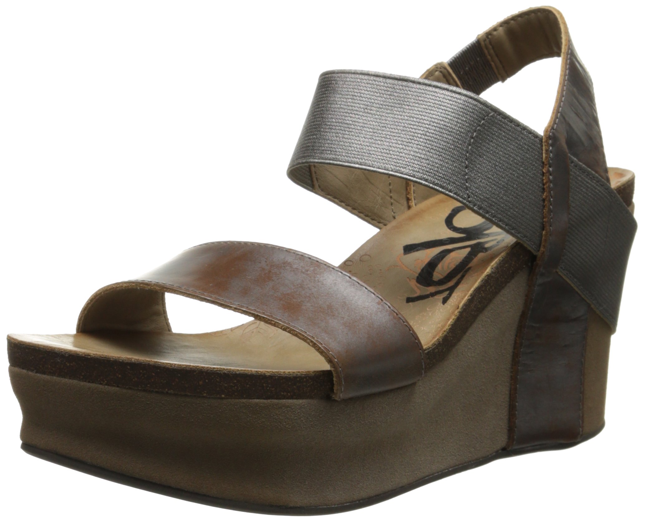OTBT Women's Bushnell Wedge Sandals - Comfortable Summer Casual Shoes for Walking, Beach & Outdoor Activities | Fashionable Slip-On Wedge Heel Sandals for Women