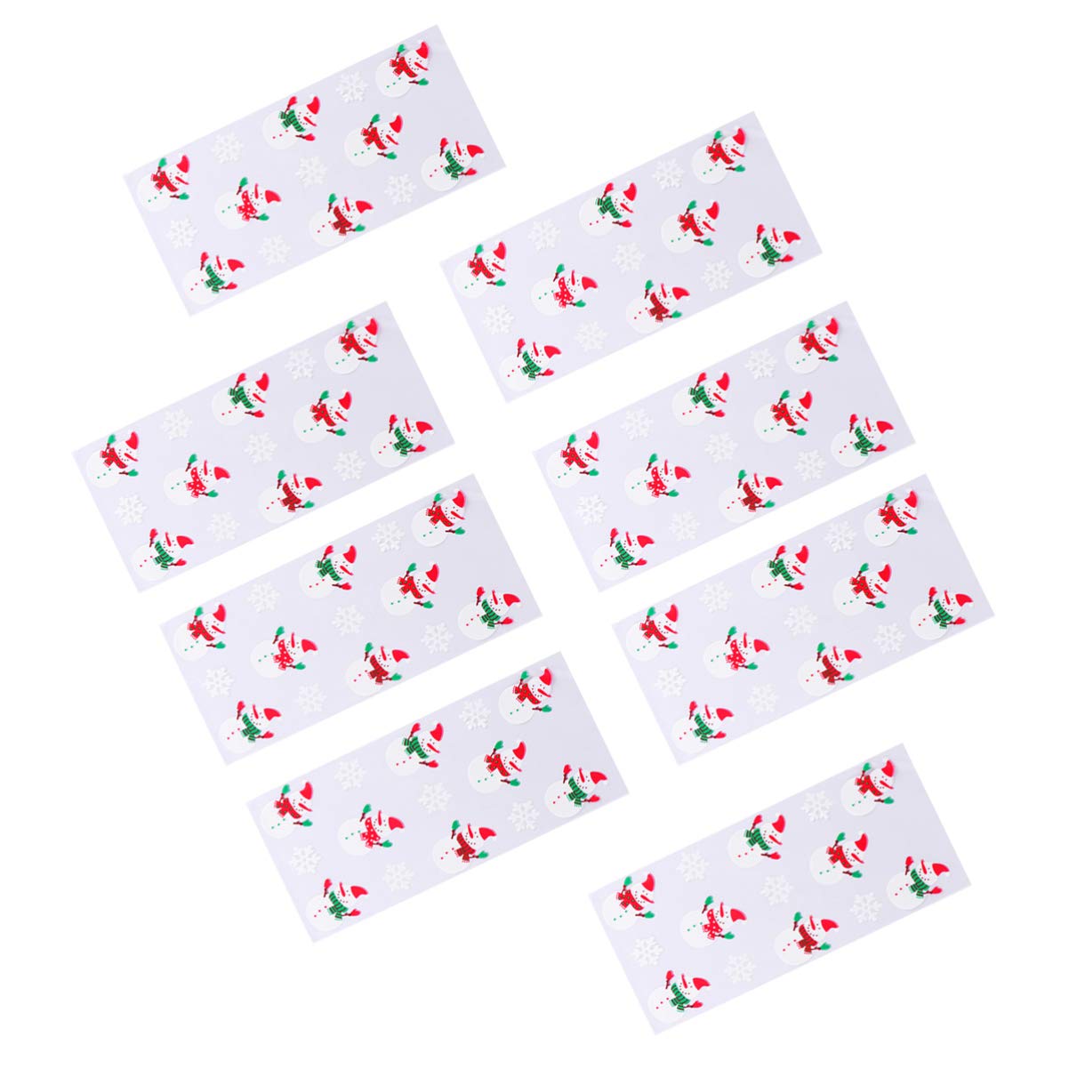 100pcs Christmas Cellophane Bags - Snowman Printed Cookie & Candy Bags for Holiday Treats, Party Favors, Gift Wrapping | Perfect for Christmas Cookies, Biscuits, Candies, and Goodie Bags