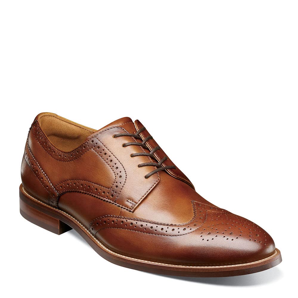 Florsheim Men's Rucci Wingtip Oxford Dress Shoes - Classic Wingtip Style for Business, Office & Formal Occasions