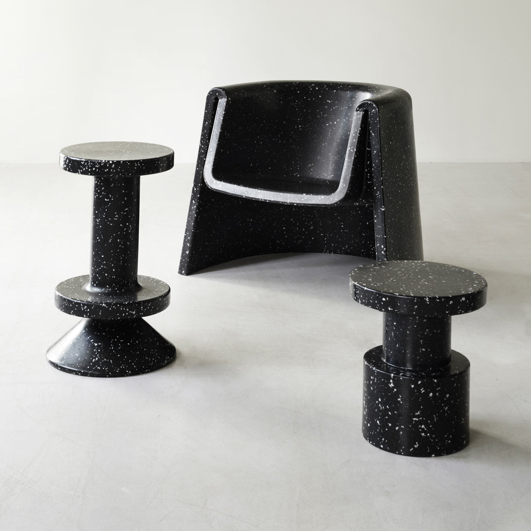 Bit Counter Stool - Adjustable Height Bar Stool for Kitchen Island, Breakfast Nook & Home Bar - Modern Industrial Style with Footrest - Perfect for Dining, Entertaining & Small Spaces