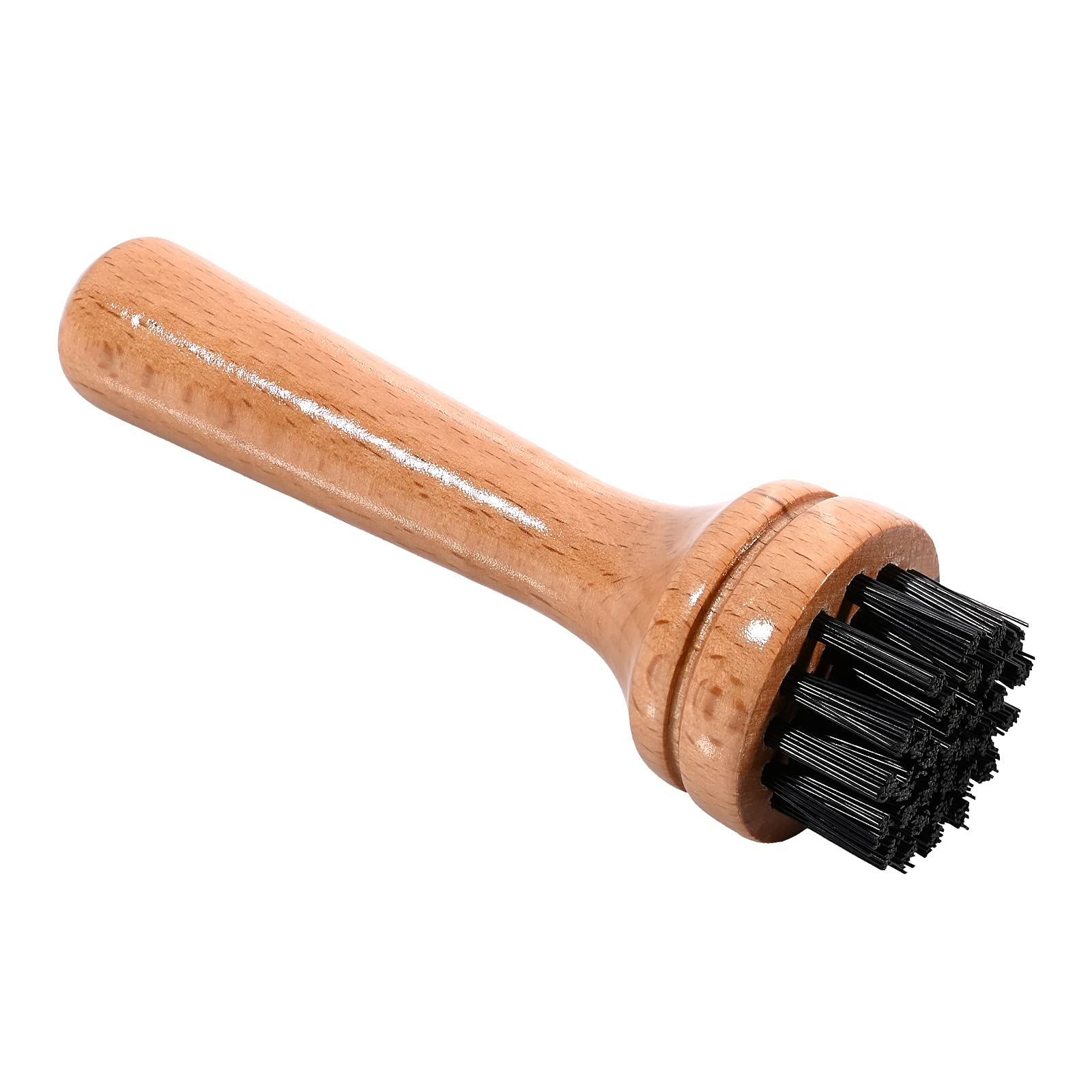 FOSHIO Vinyl Wrap Rivet Brush - Reflective Film Cleaning Tool for Graphics, Wooden Handle Washing Brush - Portable Household Cleaning Kit for Home, Kitchen, Office & Car (Perfect for Vinyl Installation, Auto Detailing & Surface Maintenance)