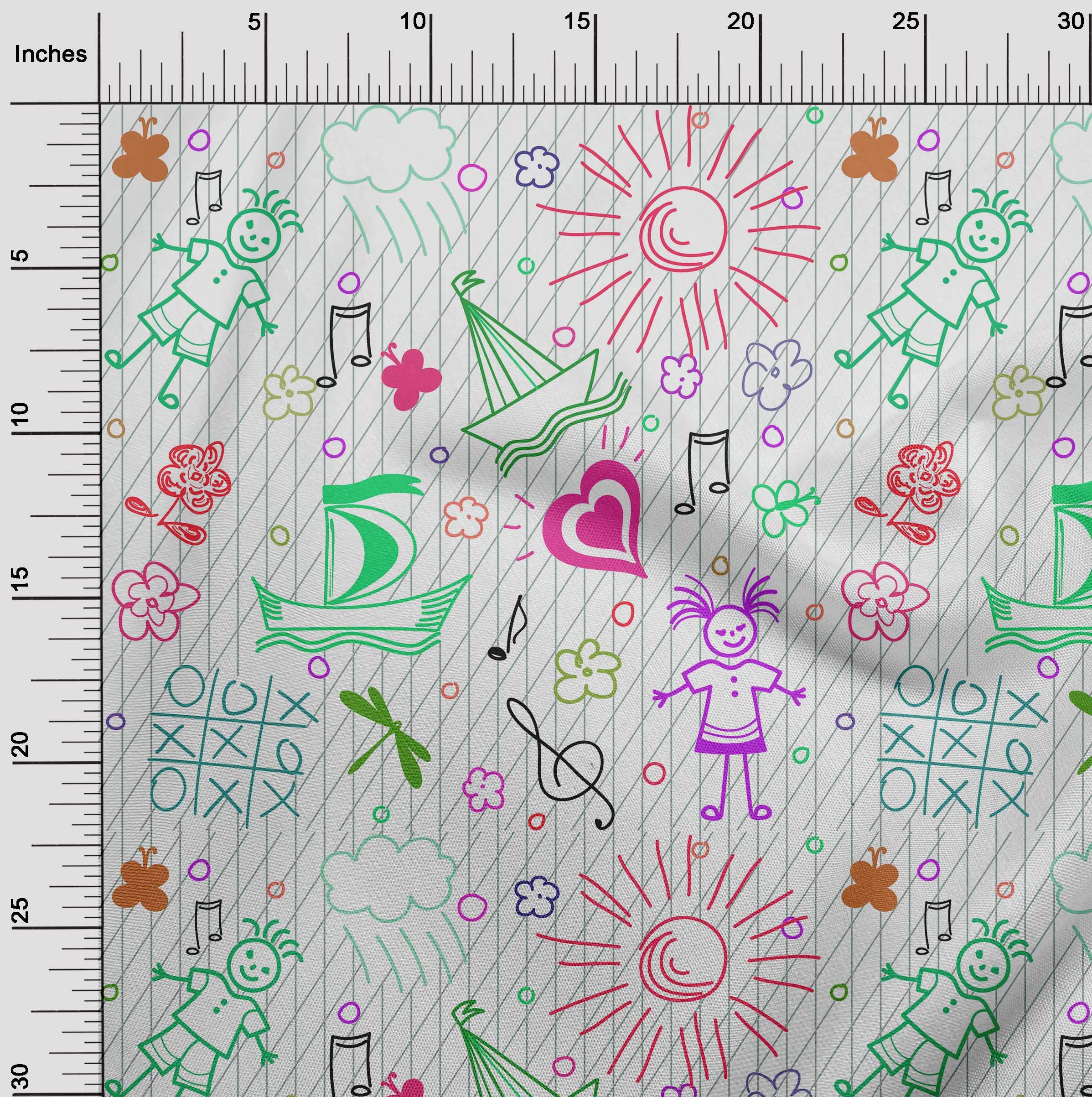 Premium Cotton Silk Fuschia Pink Fabric for Kids - 42 Inch Wide DIY Sewing Material by The Yard | Perfect for Children's Clothing, Quilting & Craft Projects