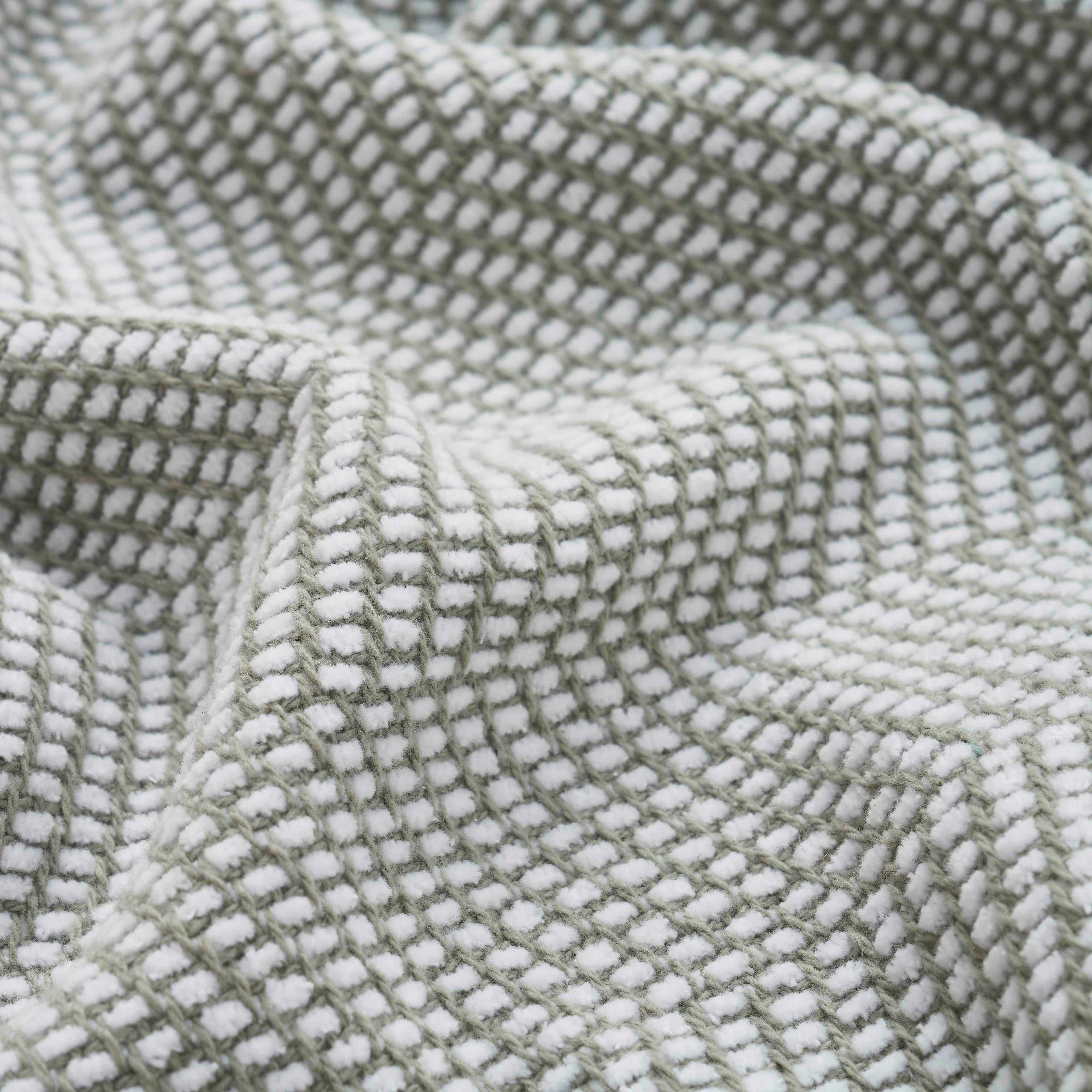 Premium Maya Chenille Herringbone Cotton Blanket - Medium Weight Soft Throw for Bed, Sofa & Couch - Cozy Home Decor for All Seasons