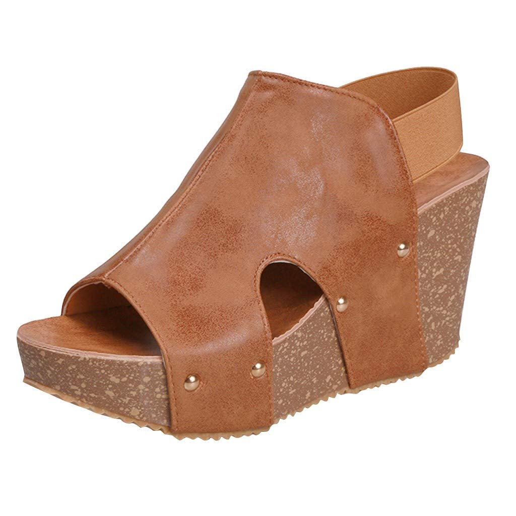 Women's White Flat Sandals - Dressy Strap Summer Sandals with Wedge Platform & Thick Ankle Strap | Perfect for Beach Vacations, Weddings & Summer Outfits