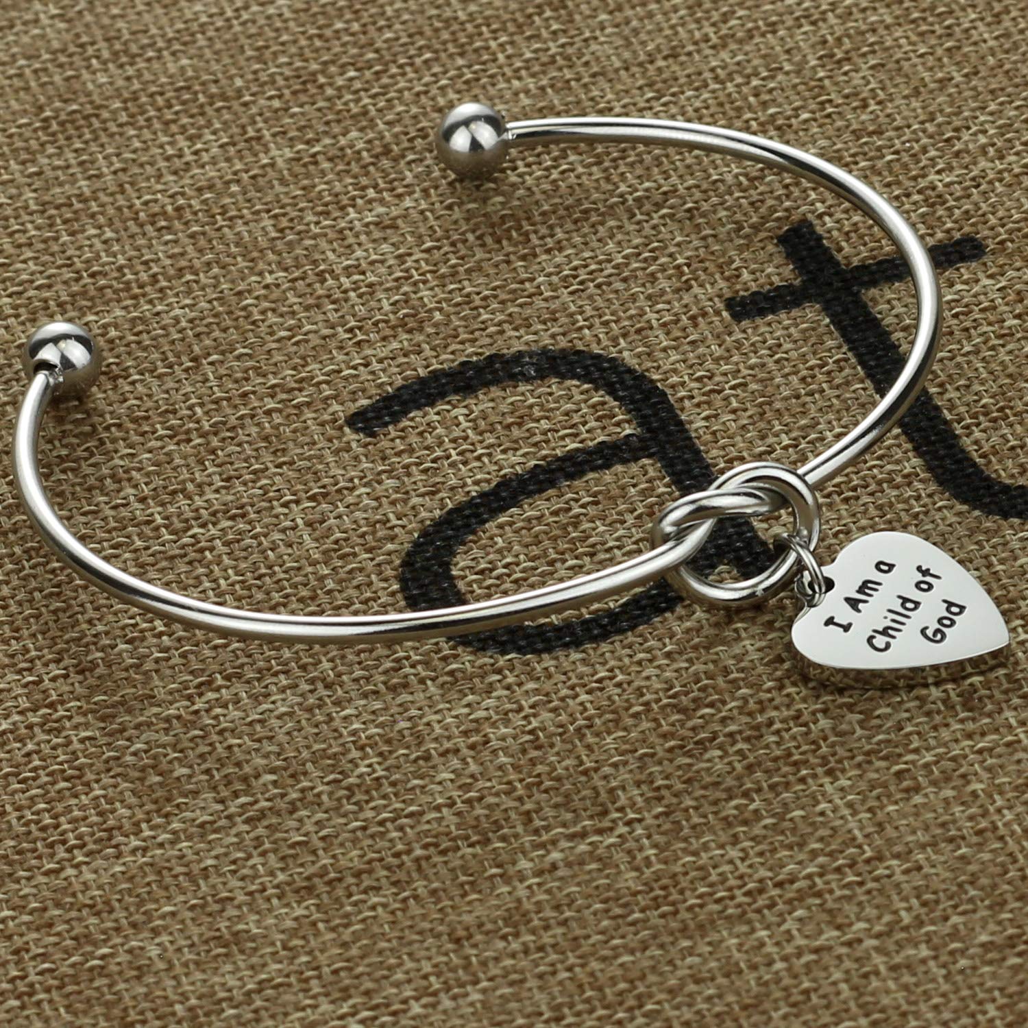 Kivosliviz Baptism Bracelet - Elegant Goddaughter Gift, LDS Baptism & First Communion Jewelry for Girls - Perfect for Religious Ceremonies & Special Occasions