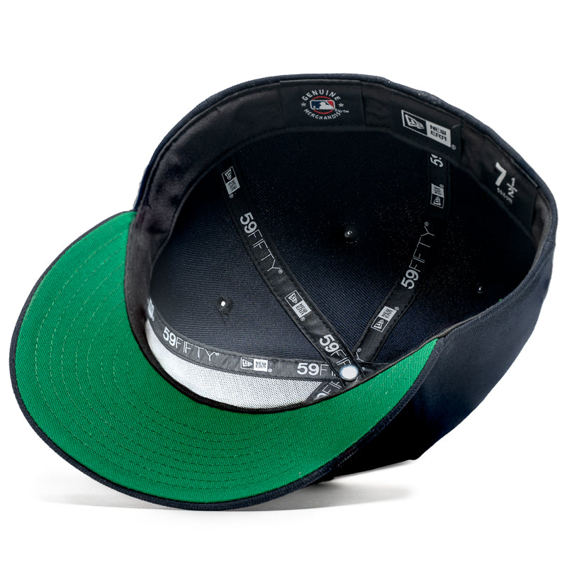 New Era x Politics Boston Red Sox 59FIFTY Fitted Hat - Navy Blue MLB Baseball Cap for Men & Women - Perfect for Games, Streetwear & Sports Fans