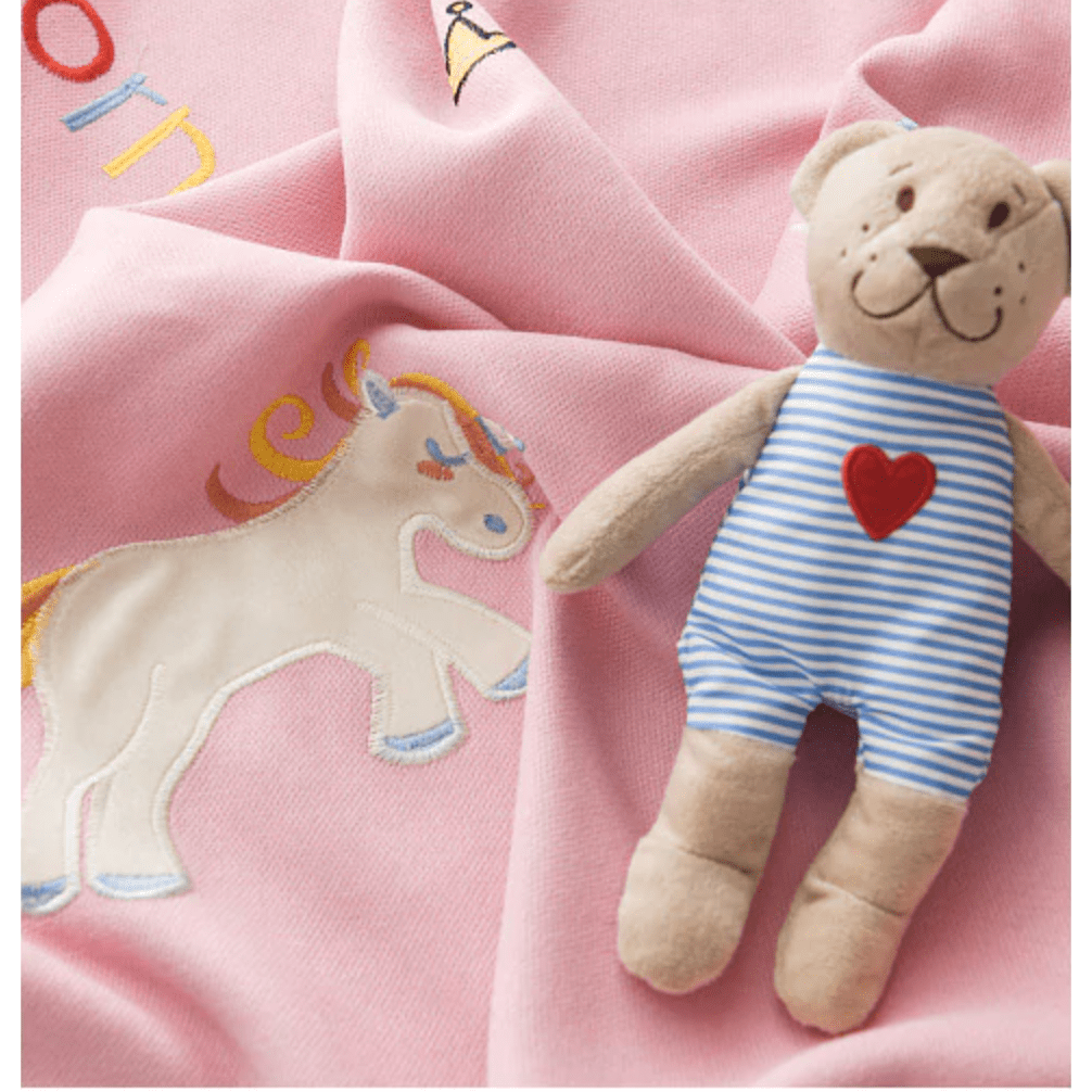 Remy Unicorn Embroidered Pink Curtains for Kids Bedroom - Magical Decor for Girls' Room & Nursery | Perfect for Birthday Gifts & Fantasy Themed Bedrooms