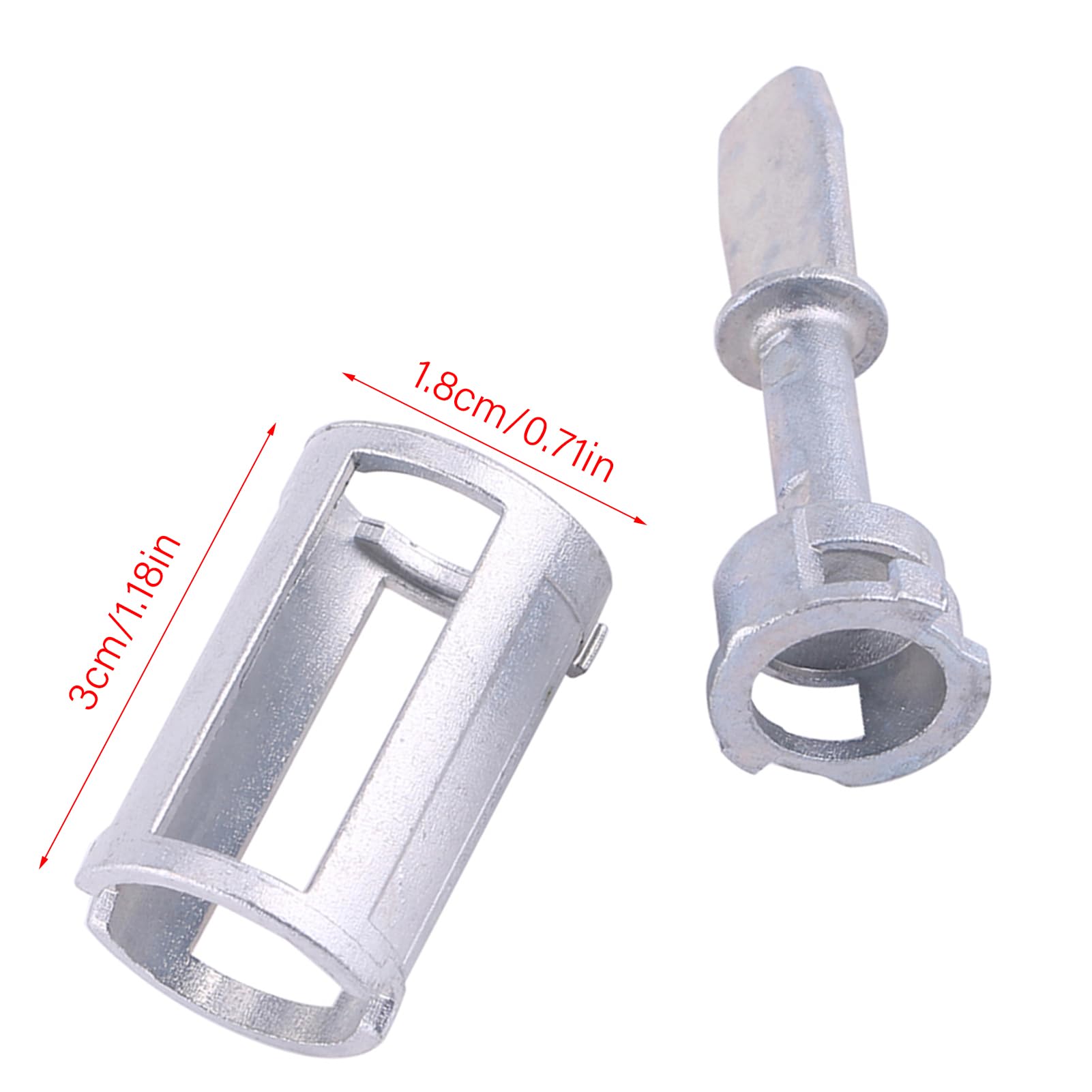 MK4 Door Lock Cylinder Repair Kit - Left & Right Replacement Parts for Front Door Locks | Fix Sticking or Broken Car Door Locks (Compatible with Volkswagen MK4 Models)