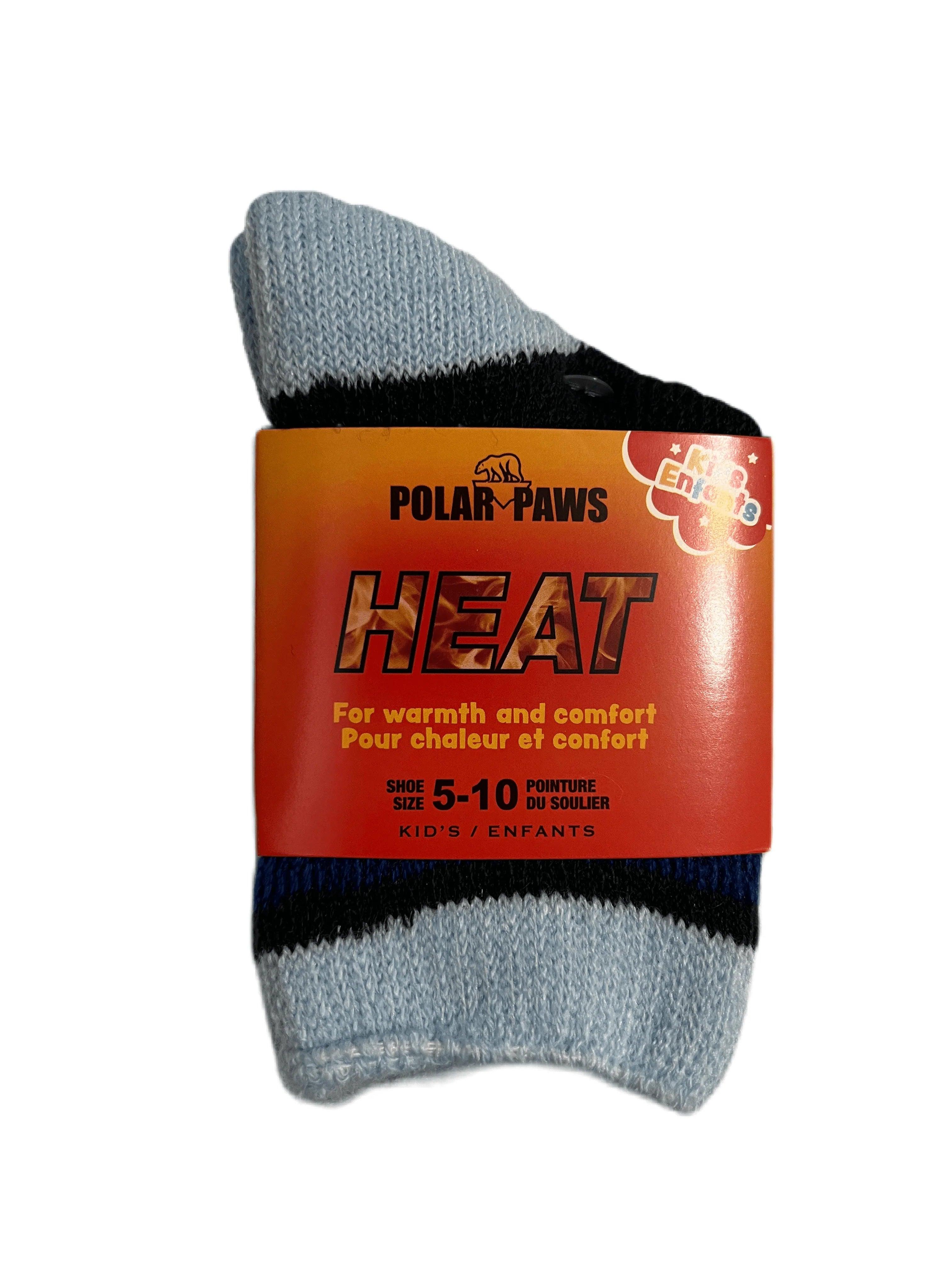 Kids Brushed Thermal Socks for Shoes Size 5-10 - Warm Winter Socks for Boys & Girls - Perfect for School, Outdoor Play & Cold Weather Activities