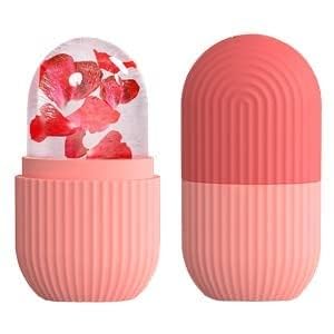 VIBHU Ice Roller for Face and Neck - Cooling Facial Massager for Puffy Eyes, Skin Tightening & Glowing Complexion | Reusable Skincare Tool for Home Spa & Morning Routine | Perfect for Dark Circles, Inflammation & Post-Workout Recovery