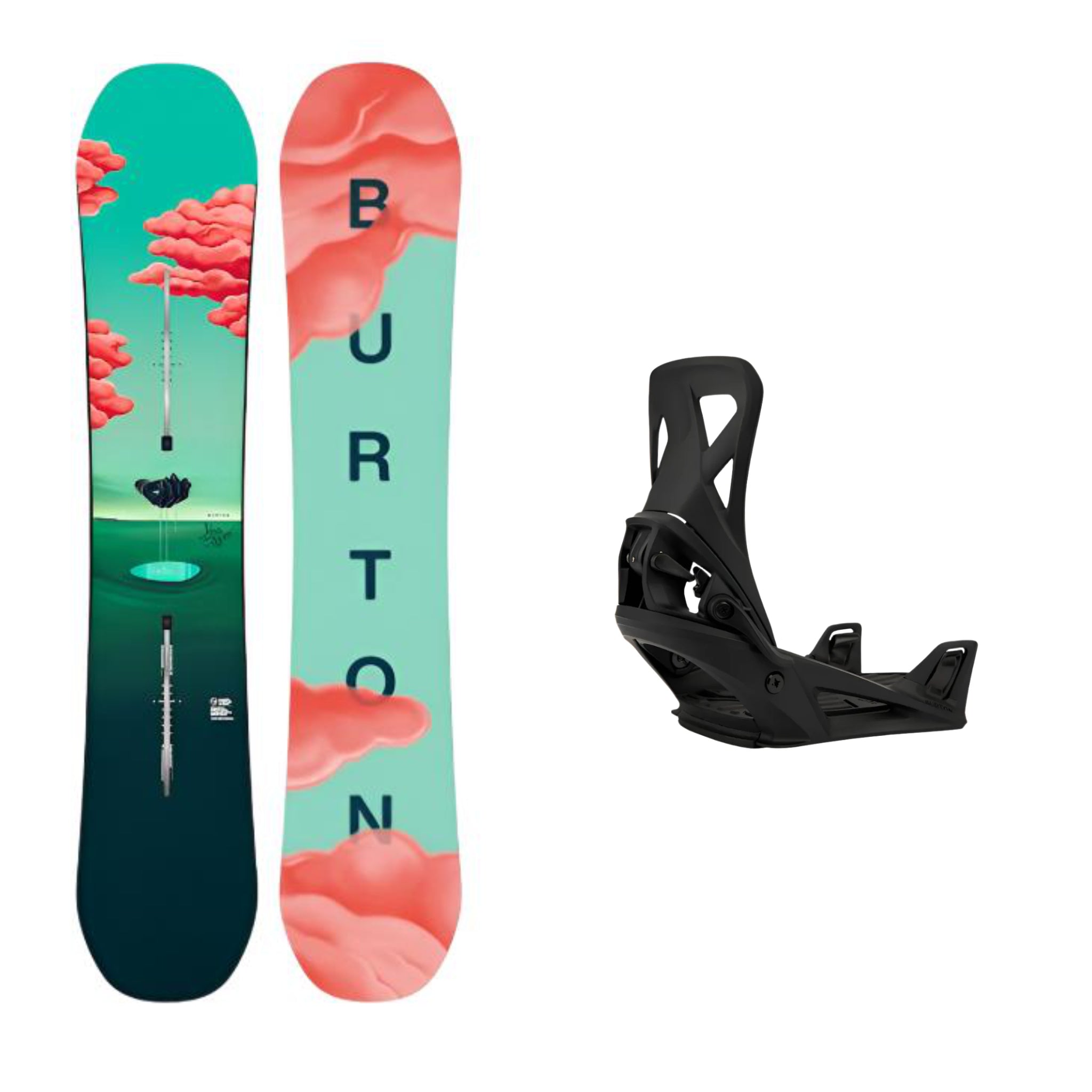 Burton Yeasayer Snowboard with Burton Step On Binding 2025 - All-Mountain Freestyle Snowboard for Men & Women | Perfect for Powder, Park & Backcountry Riding