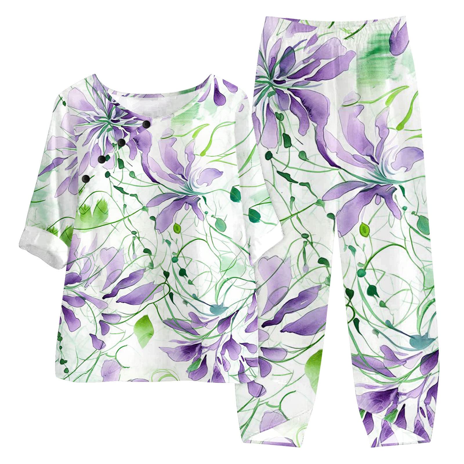 Women's Beach & Lounge Wear - Postpartum Matching 2-Piece Sets | Cozy Vacation Outfits with Shorts | Perfect for Maternity, Travel & Relaxation
