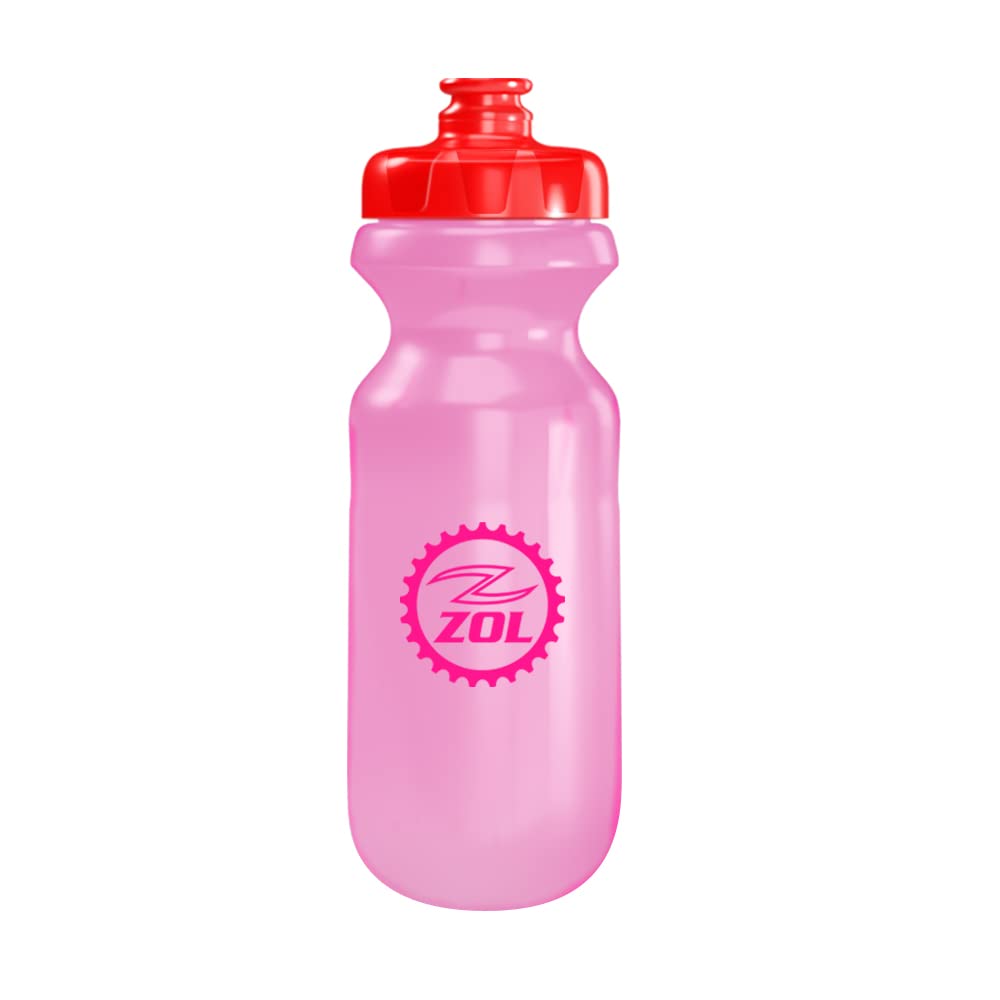 Zol Sport Mix & Match Bike Water Bottles - Leak Proof Cycling Water Bottles for Road & Mountain Bikes - Perfect for Cycling, Hiking & Outdoor Sports