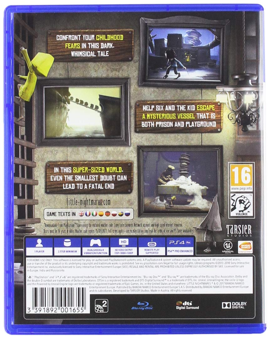 Little Nightmares - Complete Edition for PS4 | Horror Adventure Game | Perfect for Dark Fantasy & Thriller Fans | Play at Home or Game Nights