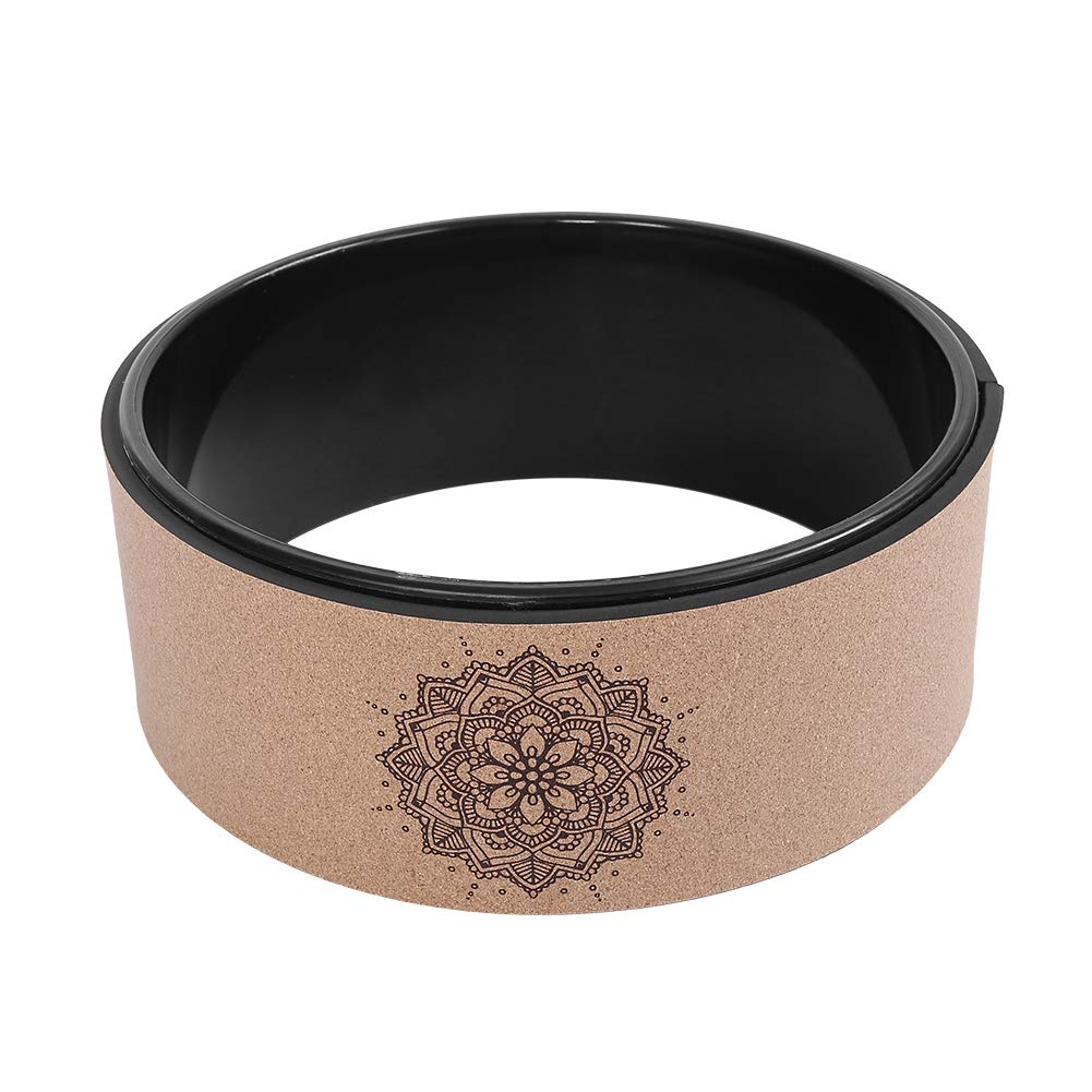 Premium Yoga Wheel for Stretching & Flexibility - Yoga Balance Wheel for Back Pain Relief, Core Strength & Fitness - Ideal for Home Workouts, Yoga Practice & Pilates Exercises