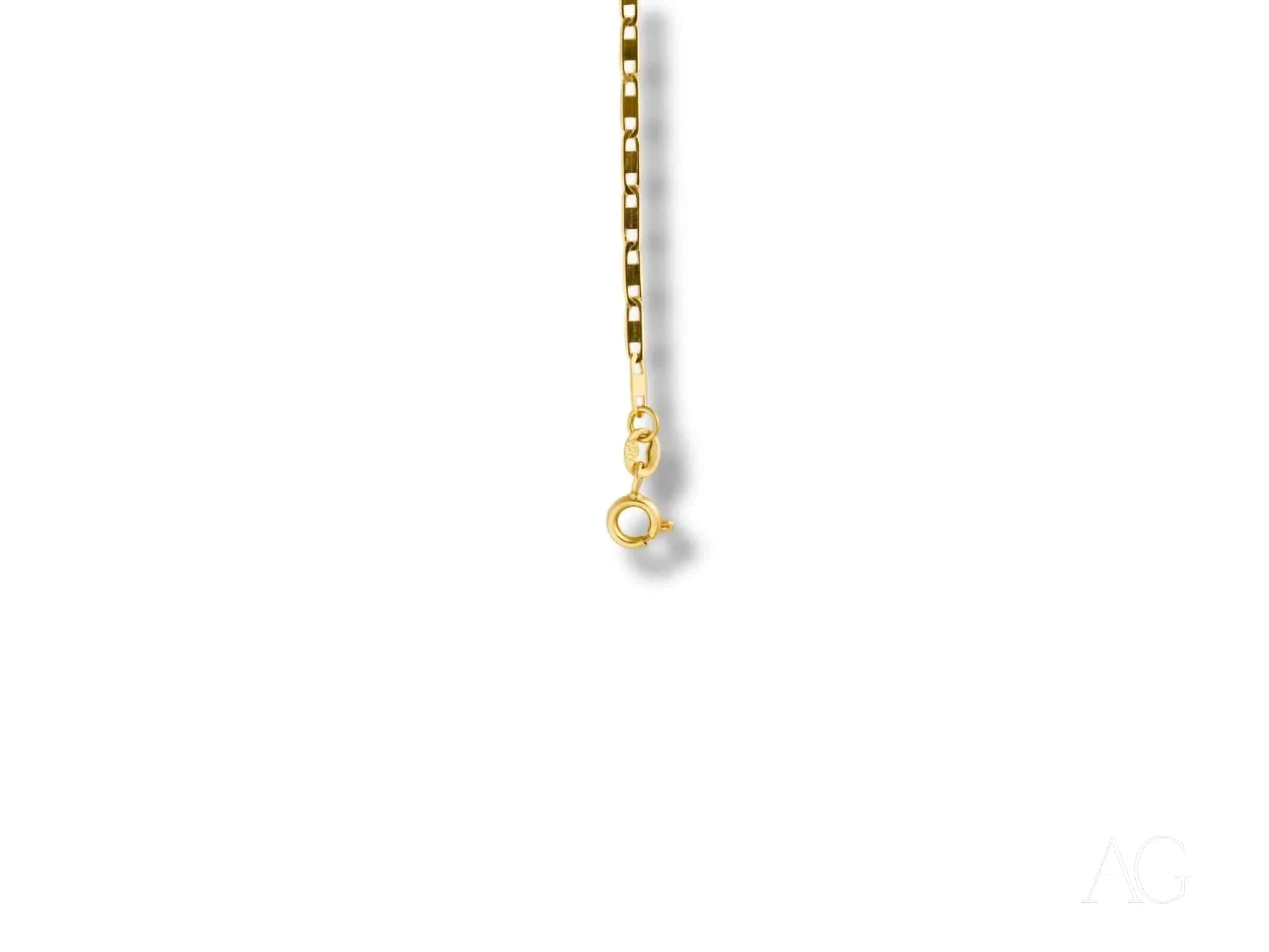 Elegant Solid 18K Gold ID Bracelet for Kids with Free Engraving - Perfect for Birthdays, Christenings & Special Occasions