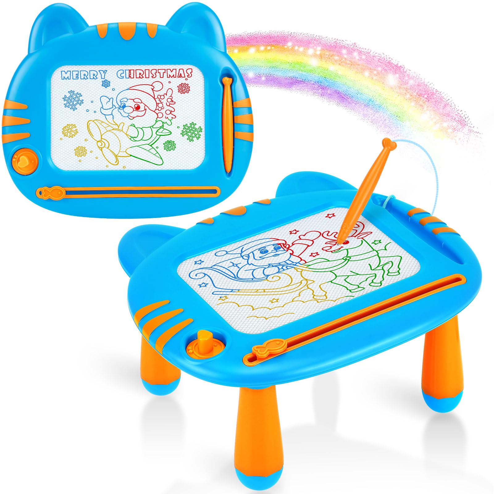 Magnetic Drawing Doodle Board for Toddlers 1-3 Years Old - Educational Learning Toy for Boys & Girls 18+ Months - Perfect Christmas Birthday Gift for Kids - Fun Creative Play at Home, Travel & Preschool