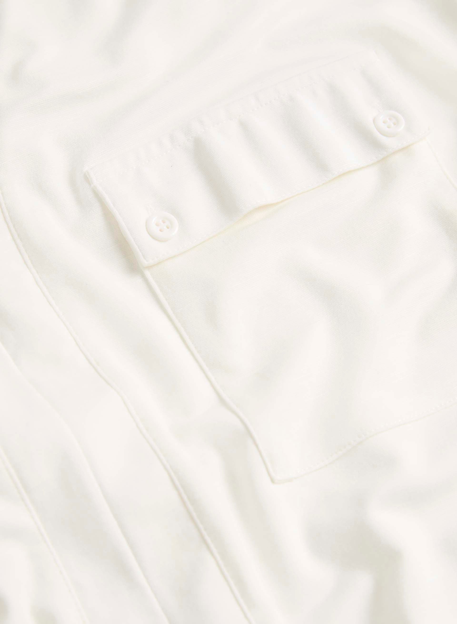 Stylish Flap Pocket Detail Top for Women - Trendy Casual Blouse for Everyday Wear | Perfect for Office, Dating & Outings