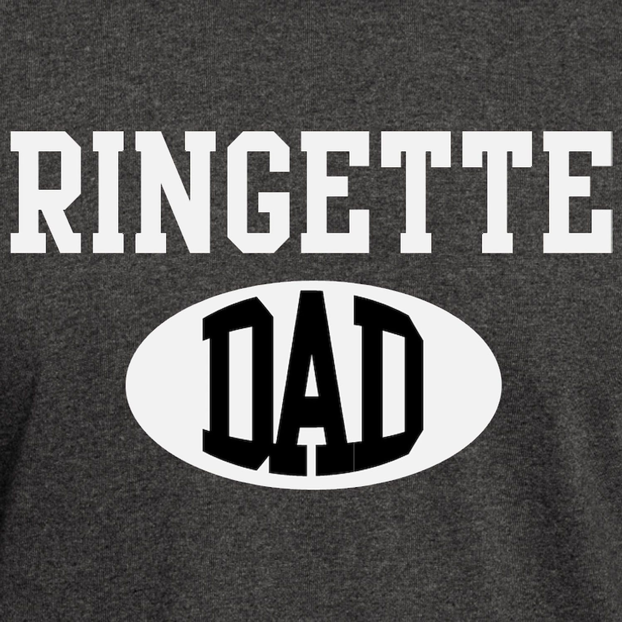 Ringette Dad Dark T-Shirt for Men - 100% Cotton Classic Graphic Tee | Perfect for Sports Fans, Casual Wear & Gifts