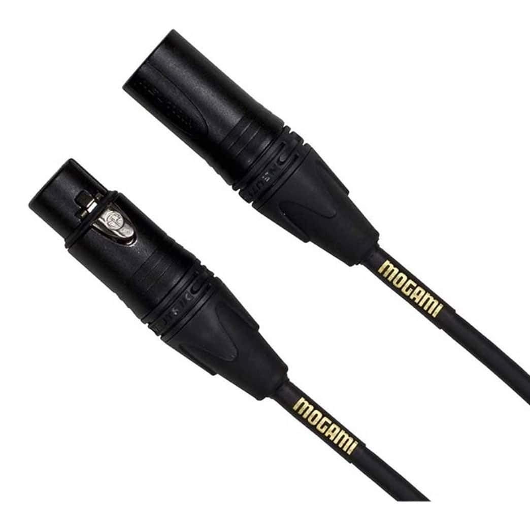 Mogami Gold 1 Foot XLR Male to Female Microphone Cable - Professional Studio Recording, Live Performance, Podcasting & Audio Equipment Connection